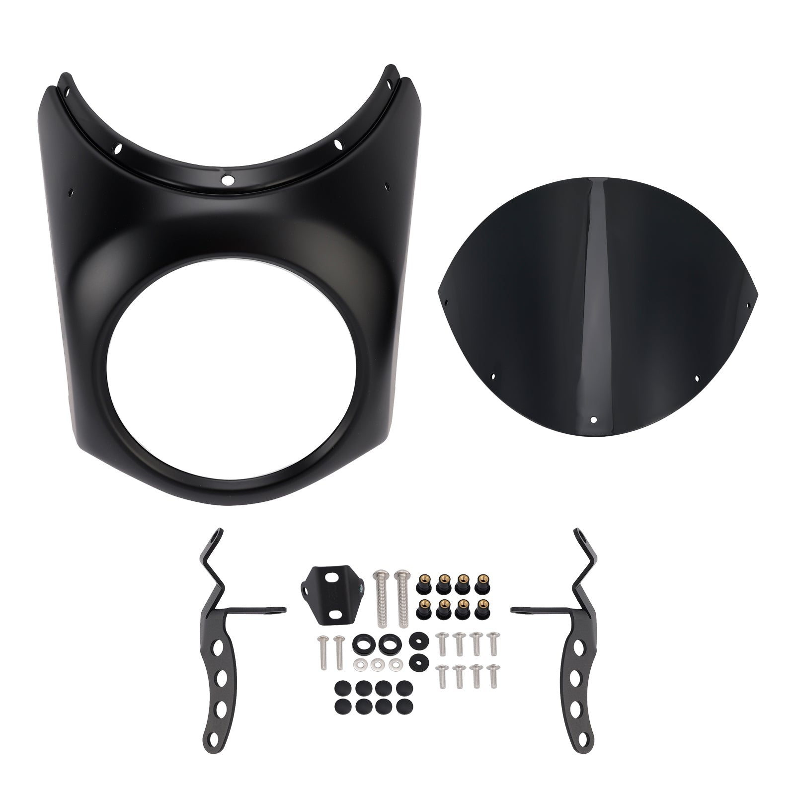 Fiera del parabrezza del faro per eliminatori Kawasaki 500 2024-2025