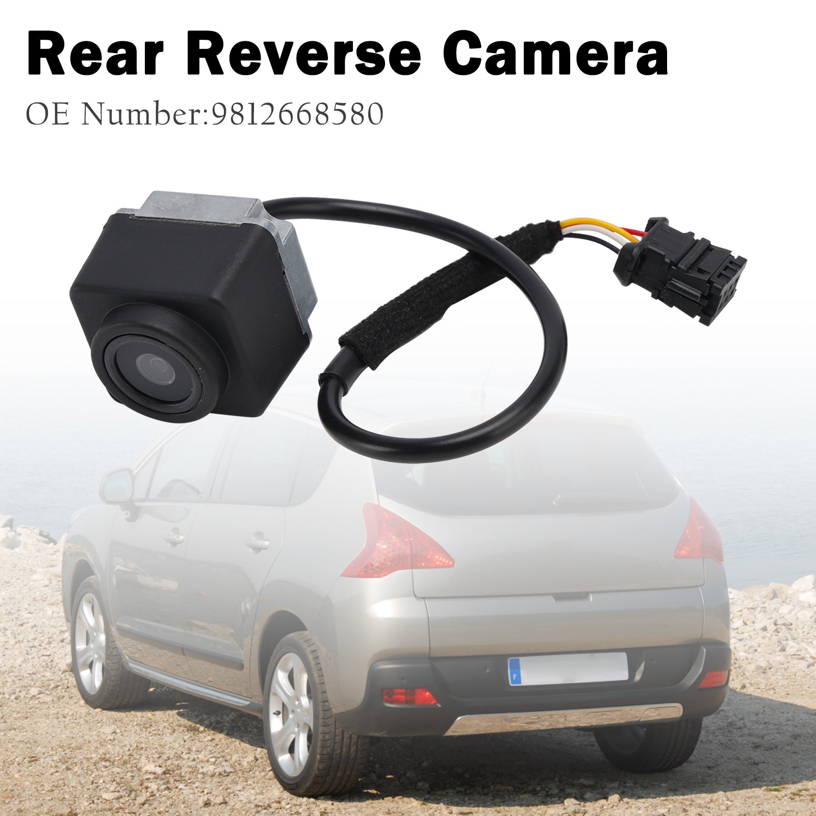 Caméra de recul pour Citroën Berlingo PV UV (B9) (2008-2018) - Référence : 9812668580