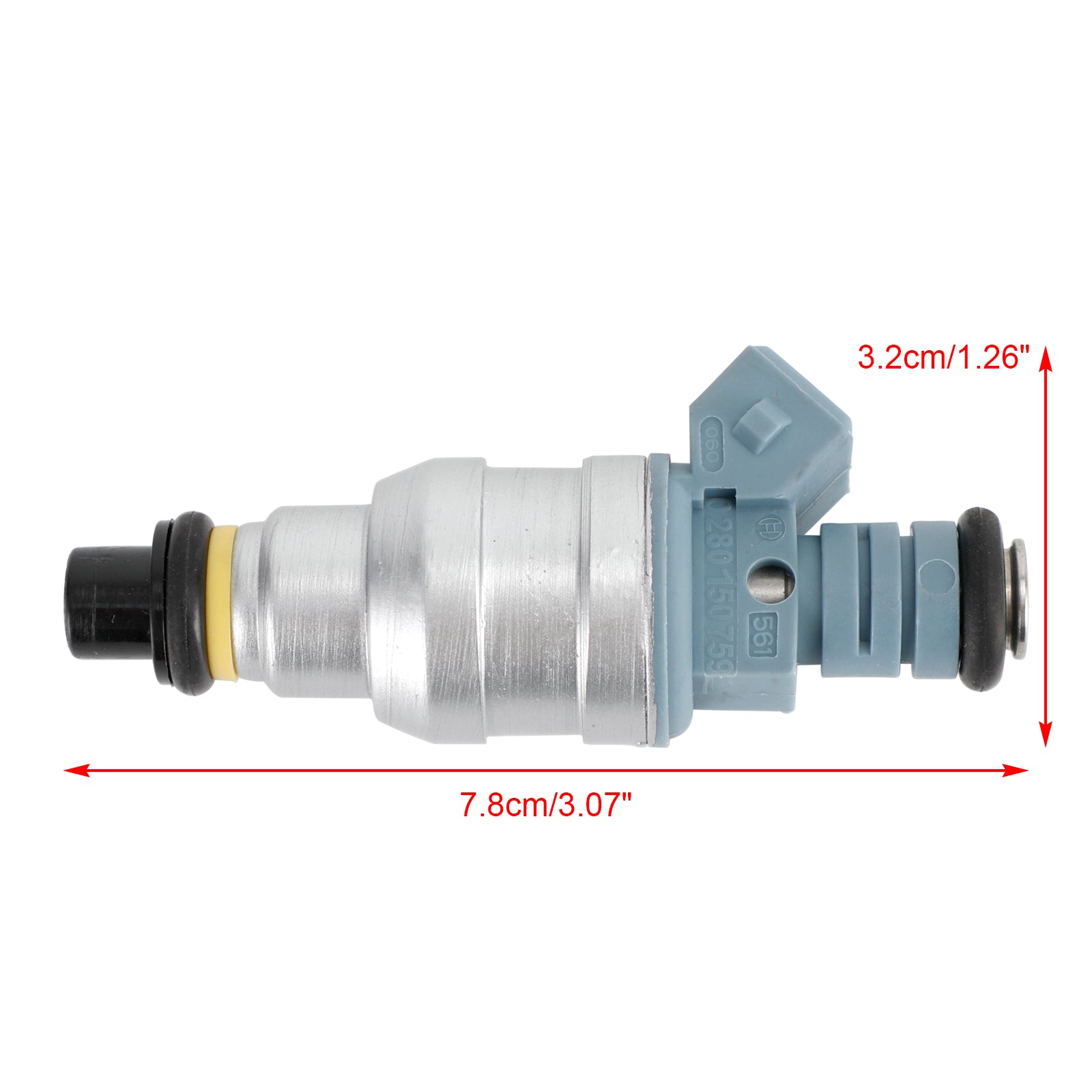 8 kpl Polttoainesuuttimet 0280150759 Ford E-250 E-350 7,5L V8 1988-1991 822-11120