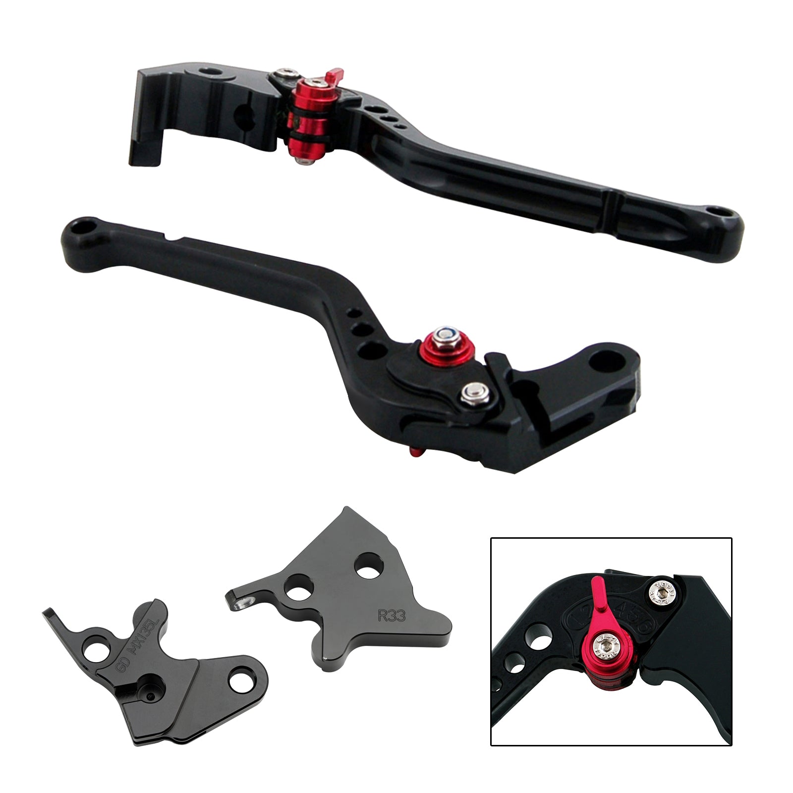 Dolga ročica zavore in sklopke za Yamaha YBR125 2005–2014