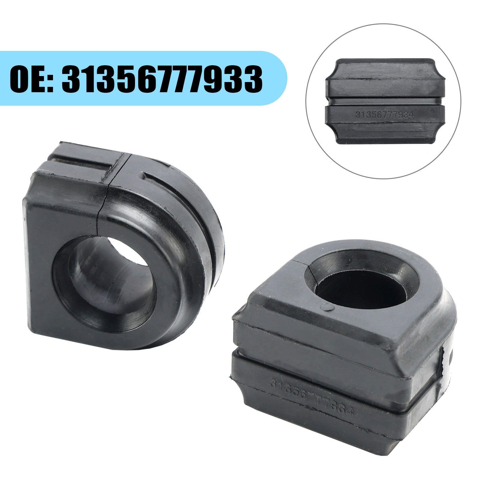 2 * buje de barra estabilizadora delantera para F10 F11 F12 520i 528i 640i 31356777933