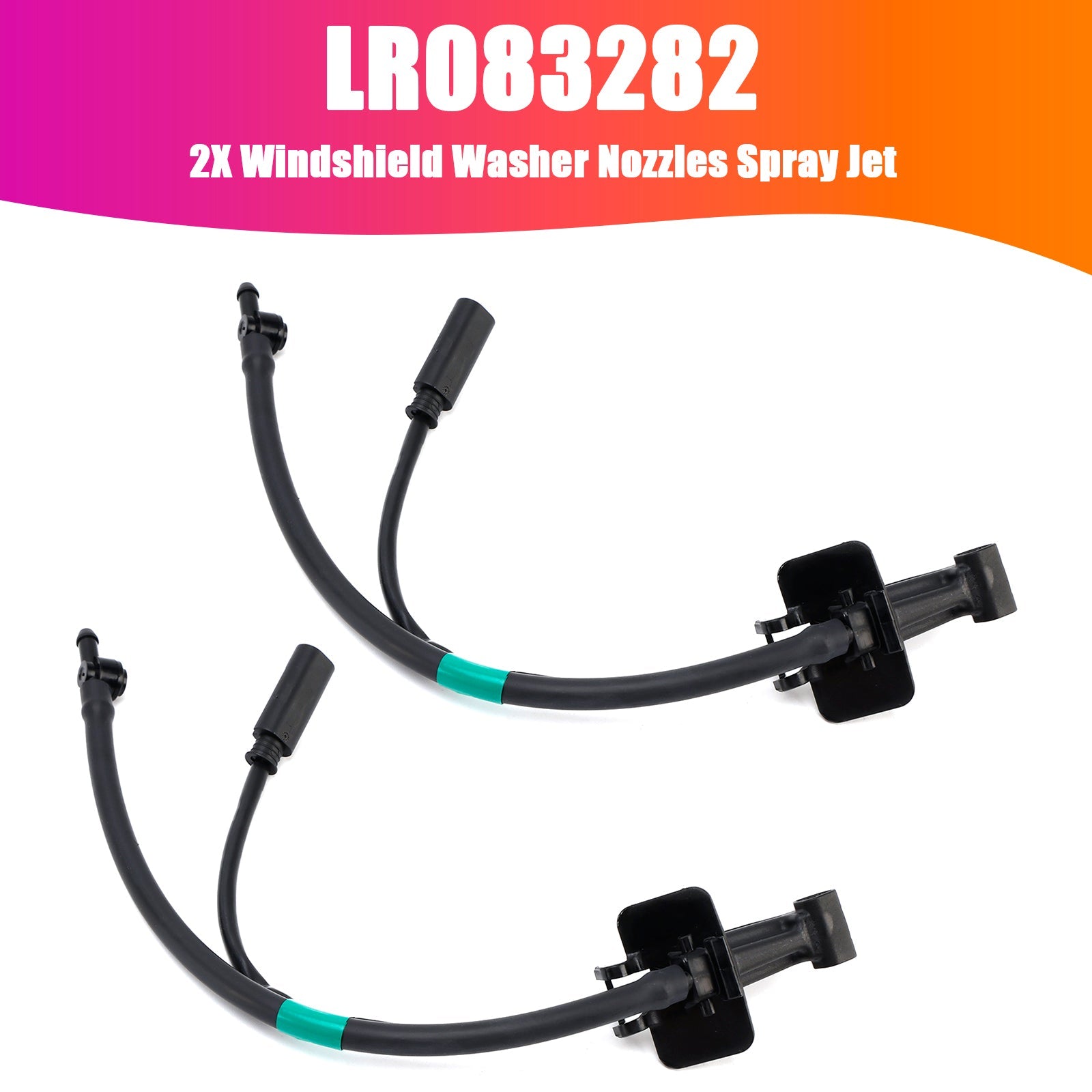 2 gicleurs de lave-glace chauffants LR083282 pour Discovery 5 Range Rover L405