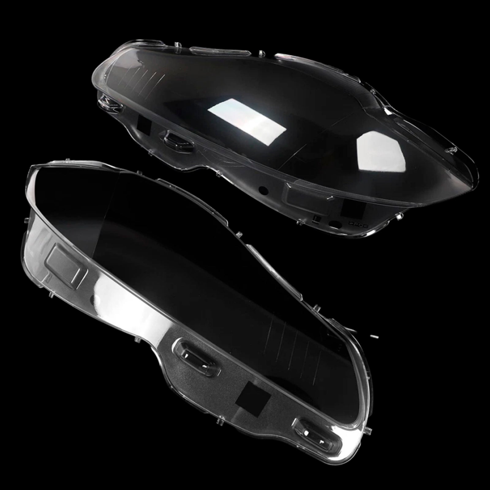 Coppia di gusci protettivi trasparenti per fari prima di Jaguar XJL 2010-2019