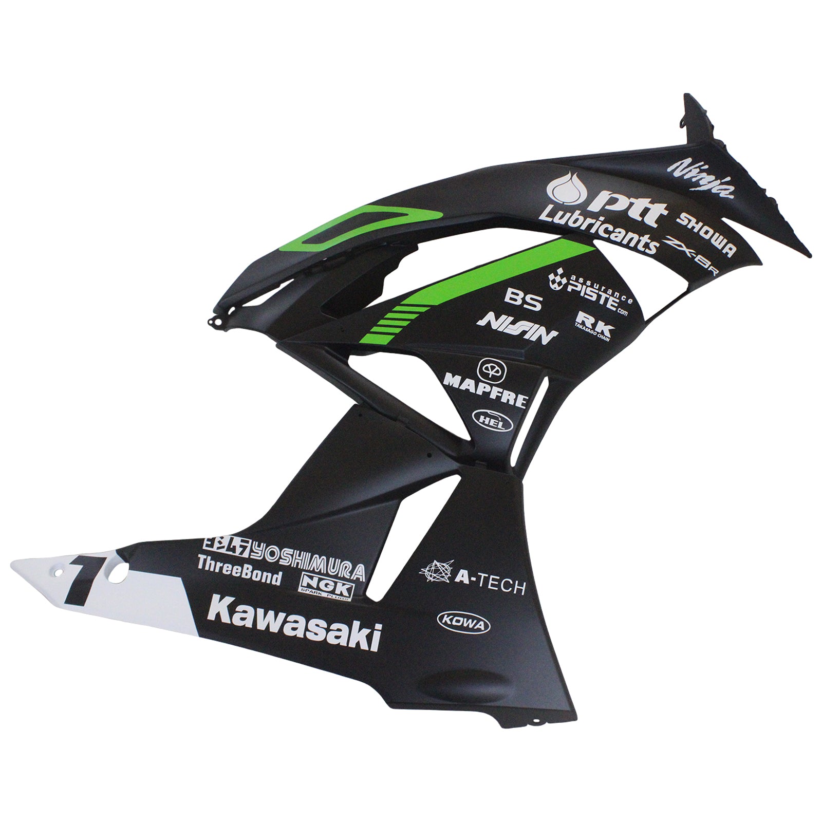 Vbrizgavanje kompleta za karoserijo plastični abs, ki je primeren za Kawasaki ZX6R 636 2009-2012
