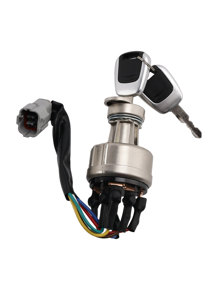 Interrupteur d'allumage et de démarrage avec 2 clés pour pelle Hyundai R150, R220, R215, R225-7-9 (21Q4-00090)