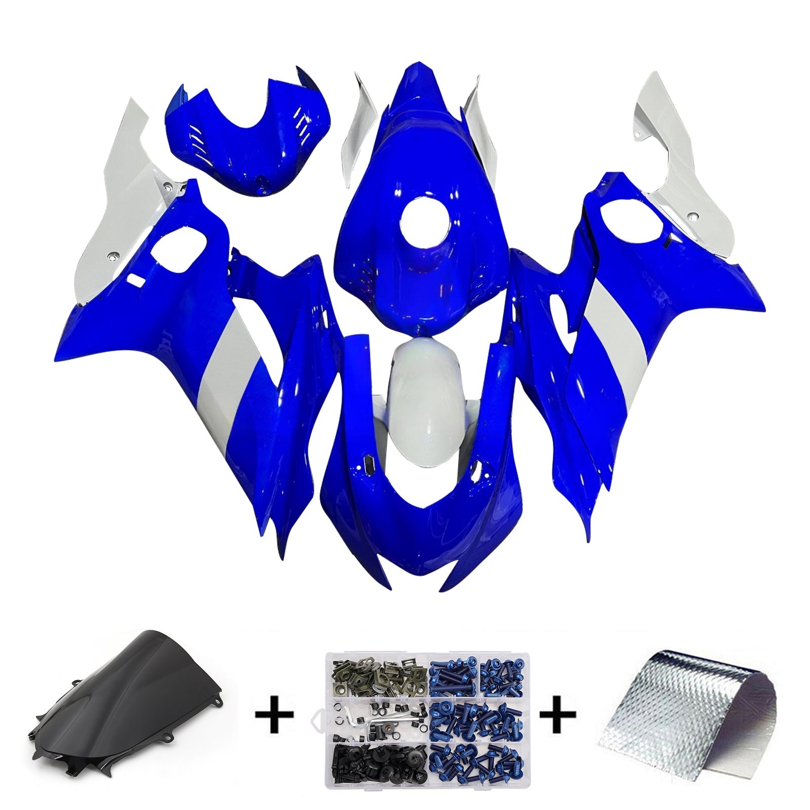 Kit carena iniettata in plastica ABS per Yamaha YZF-R6 2017-2023