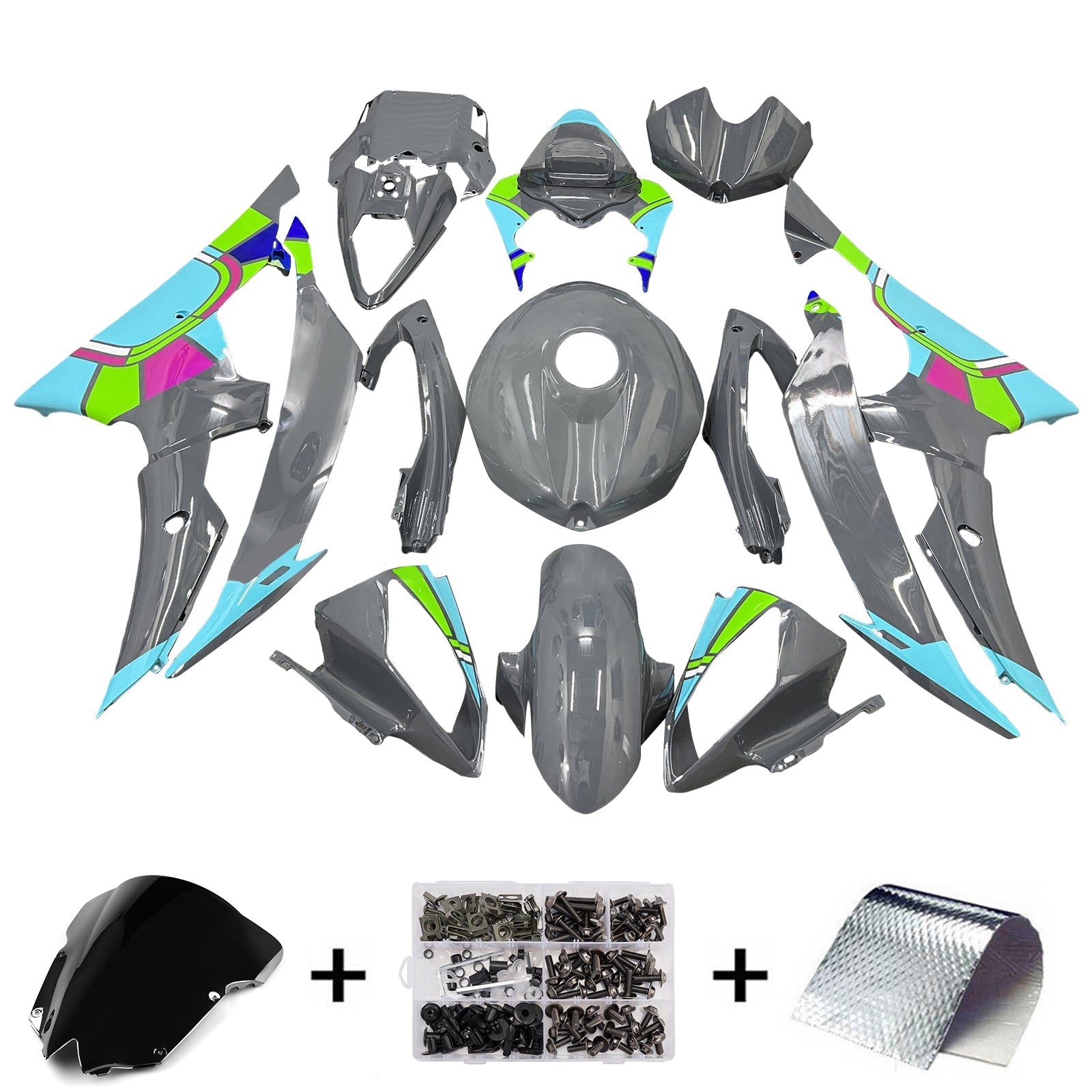 Zestaw owiewek z wtryskiem tworzywa ABS do Yamaha YZFR6 YZF-R6 2008-2016
