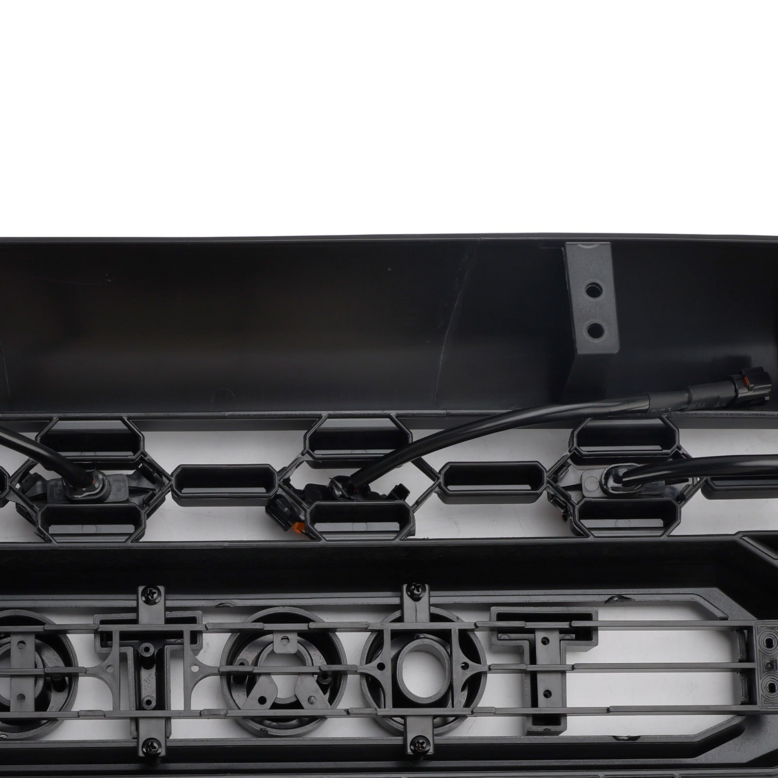 Griglia del paraurti anteriore nera opaca con LED per Toyota Tacoma 2005-2011