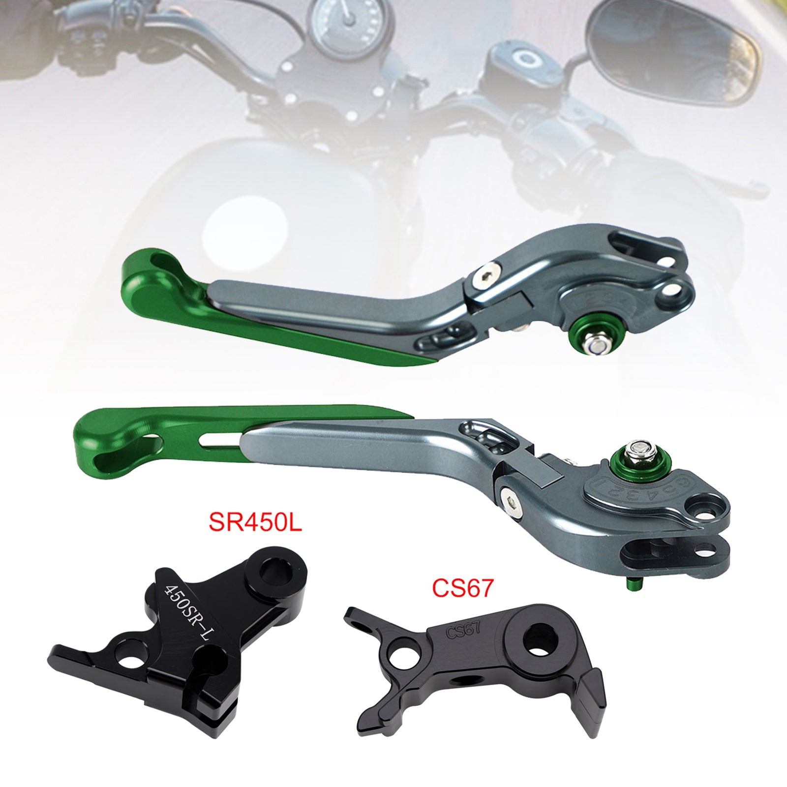 Levier de frein et d'embrayage réglable compatible avec VOGE DS900X 900DSX 2024-2026