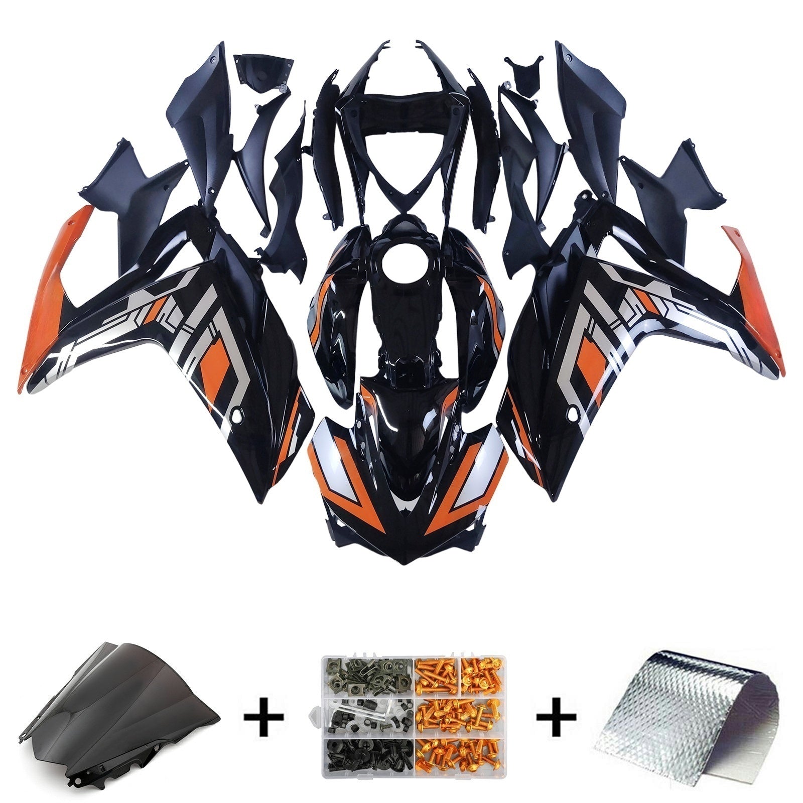 Kit de carénage en plastique ABS injecté pour Yamaha YZF-R3 2014-2018 R25 2015-2017