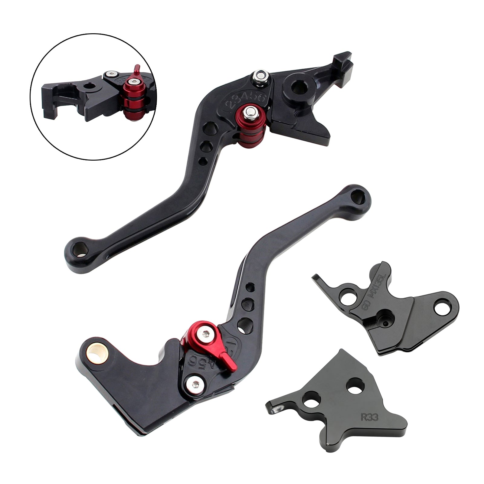 Ročica kratke zavore in sklopke za Yamaha YBR125 2005–2014