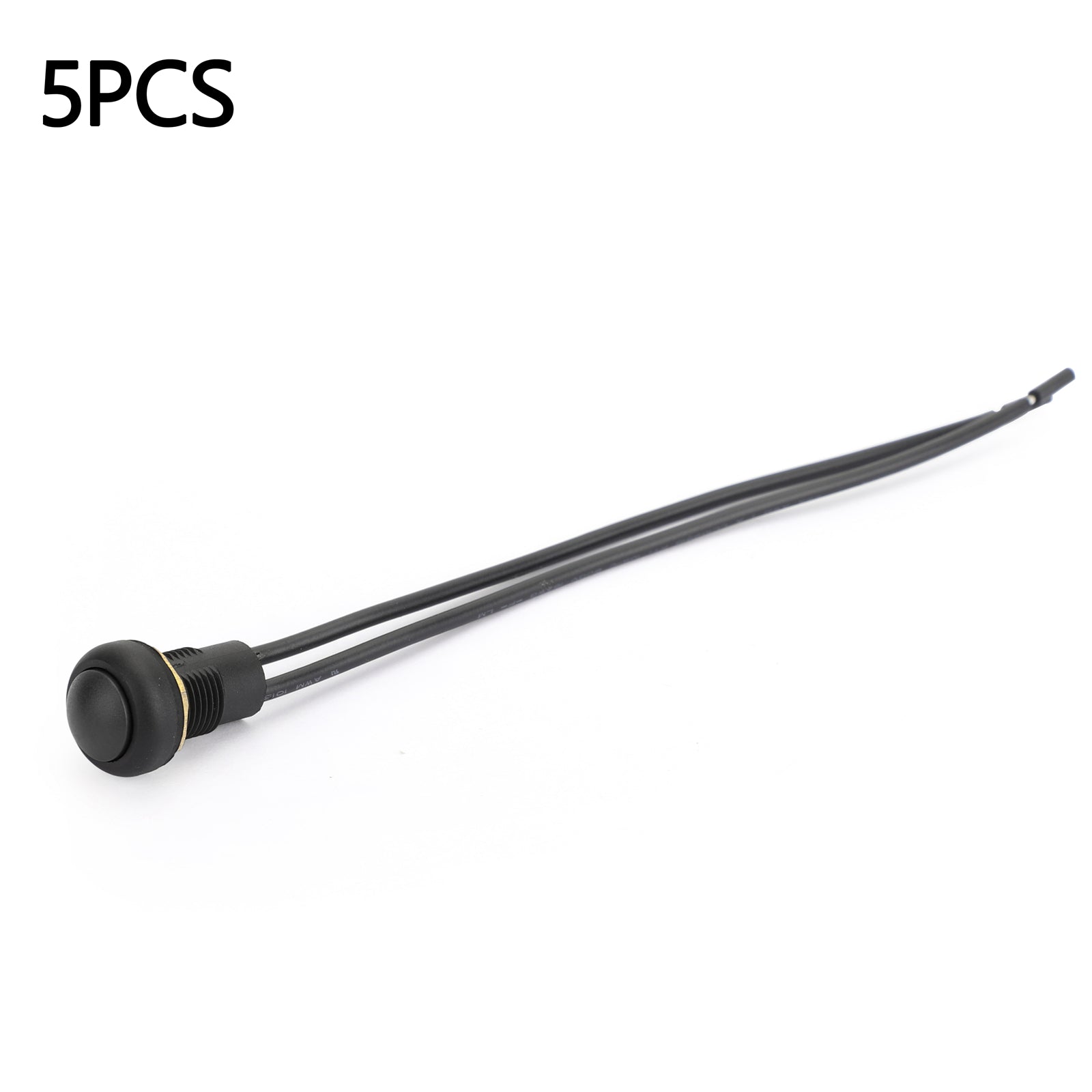 5 -krat nepremočljivo samo -zaklepno stikalo W/Black Cable