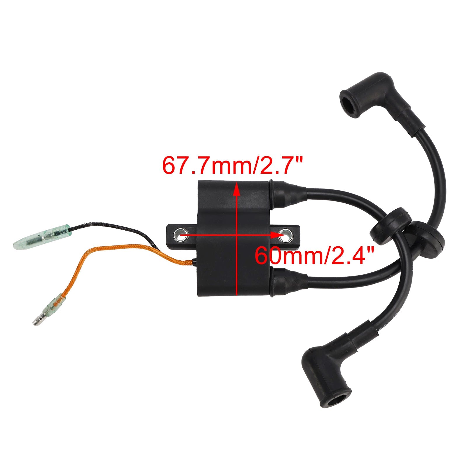 Bobine d'allumage pour Yamaha 40HP K40J M(W/)S/L 94-03 6F5-85570-11 6F6-85530-00