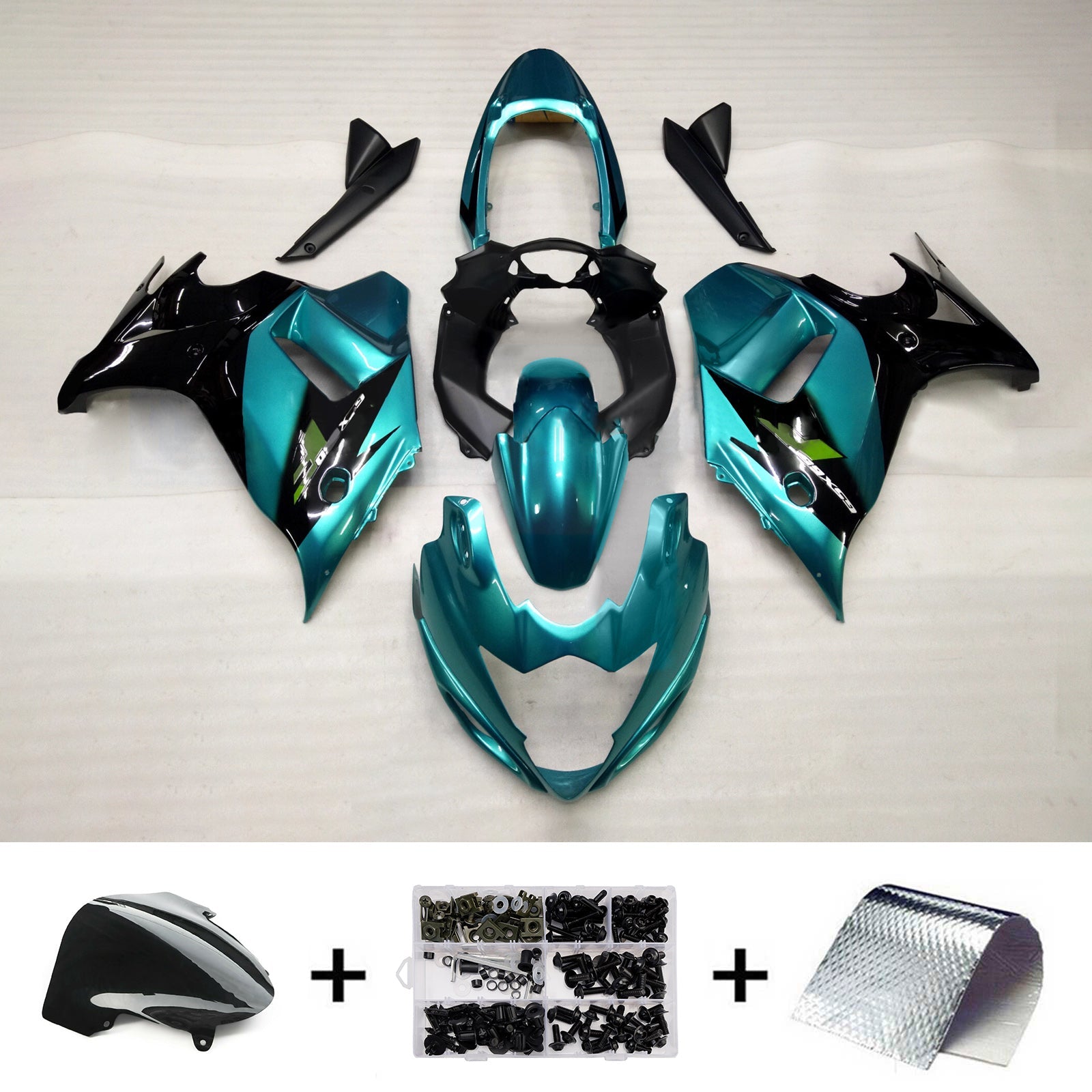 Kit de carénage injecté en plastique ABS pour Suzuki Katana GSX650F 2008-2013