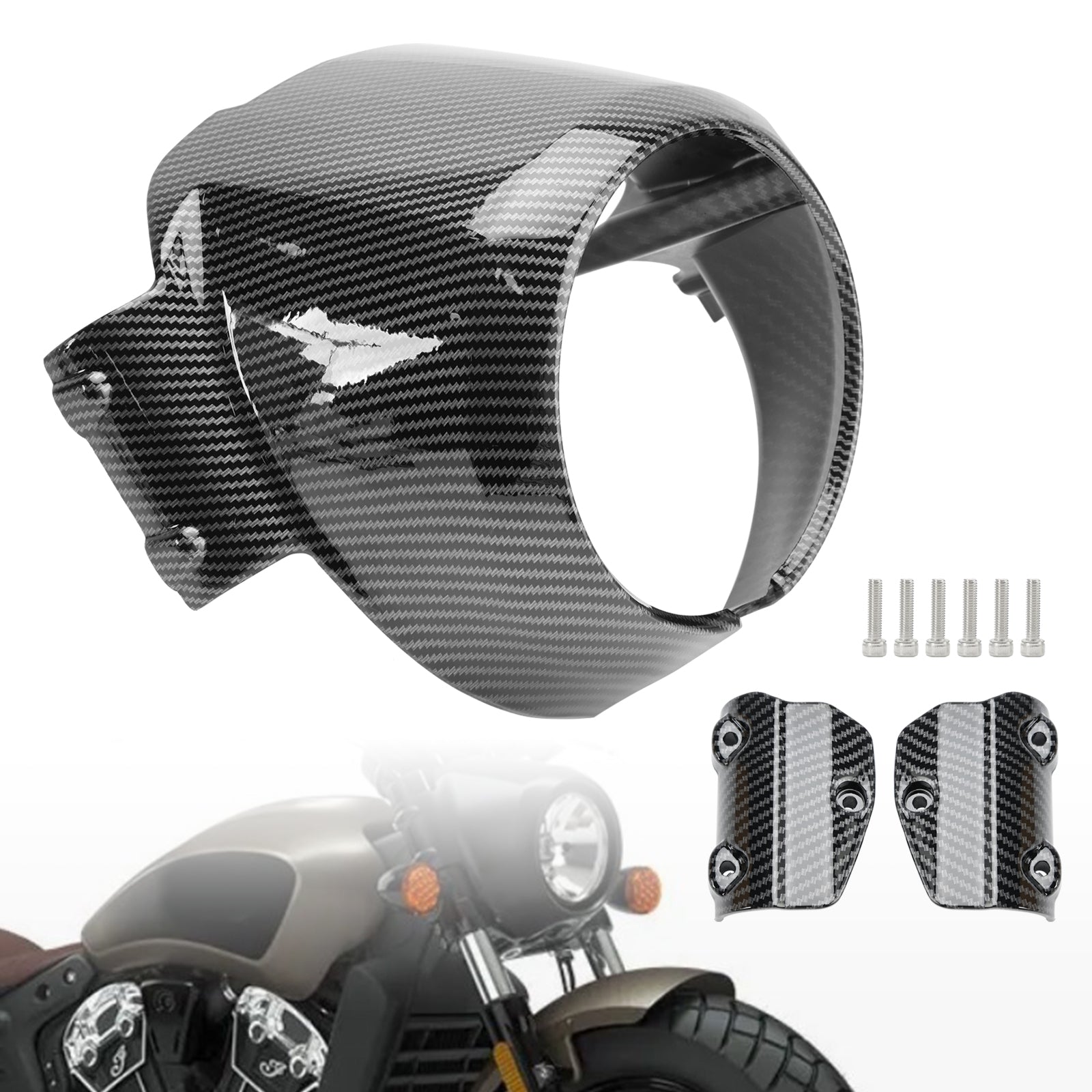 Indian Scout 2015-2022 Faros de la manga moteados.