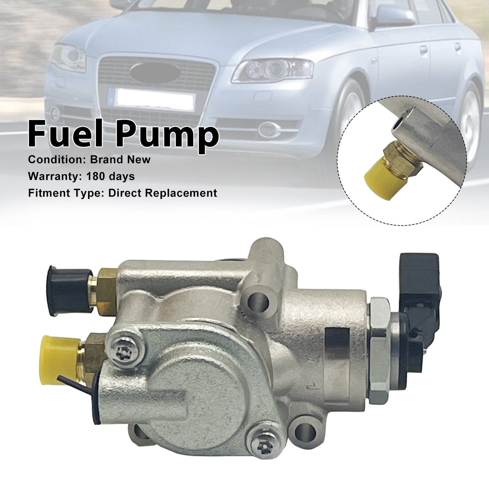 Pompa carburante ad alta pressione per Audi A4 Quattro V6 3.2L (2005-2008) - Codice articolo : 06E127025G