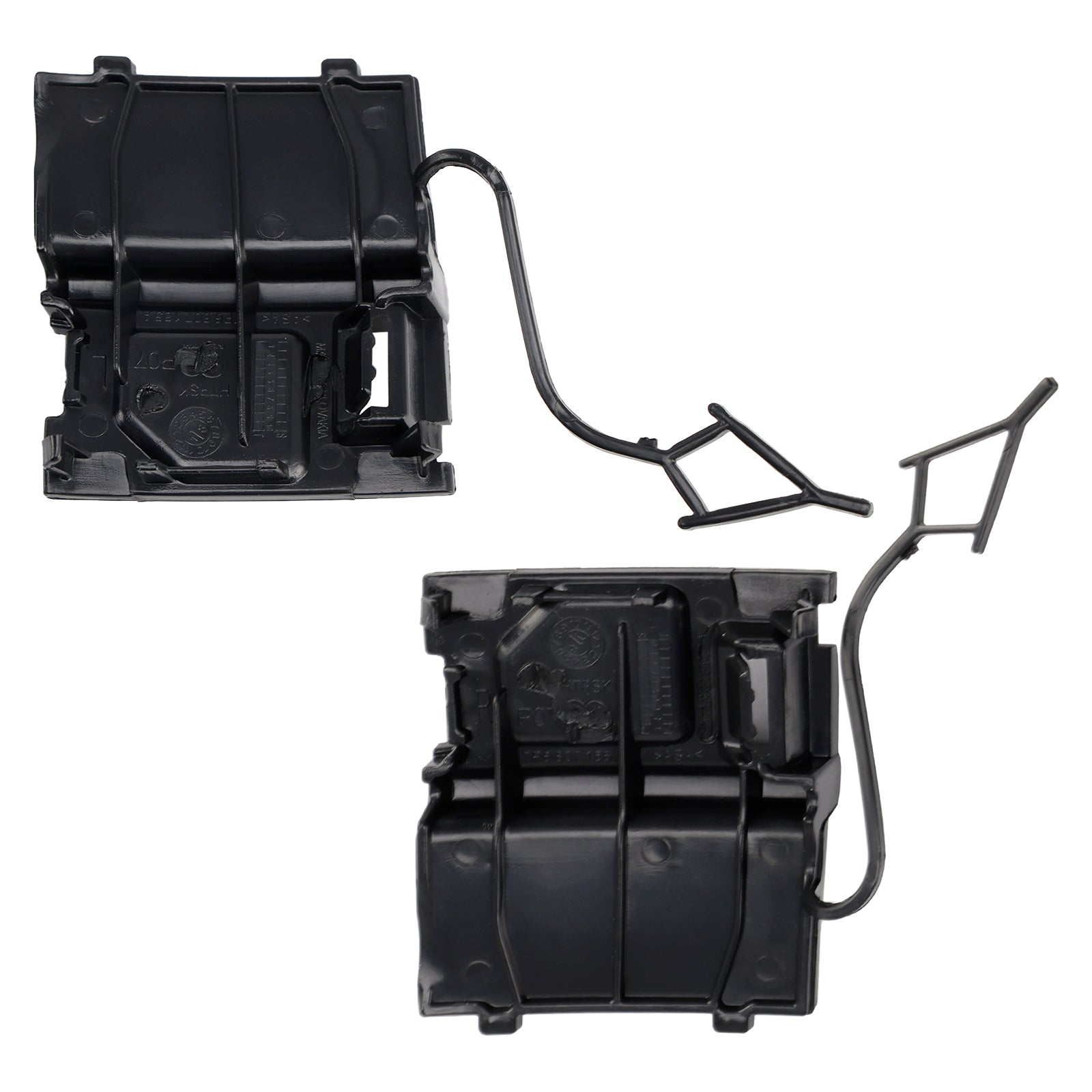 Par pokrovov za ušesce za vlečno kljuko sprednjega odbijača avtomobila za VW Touarge 2014-2018