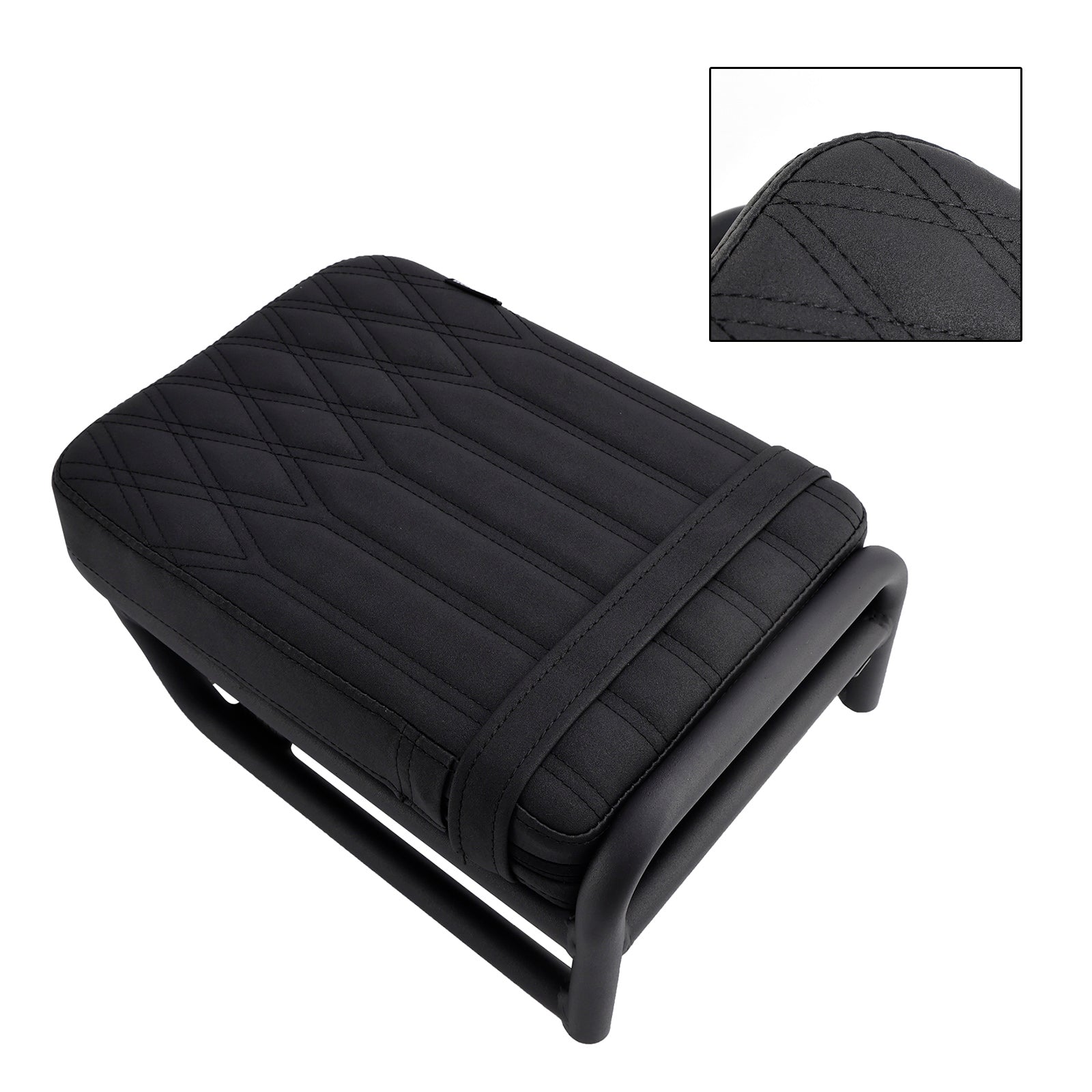 Musta litteä matkustaja satula Honda CT125 Hunter Cub 2020-2023