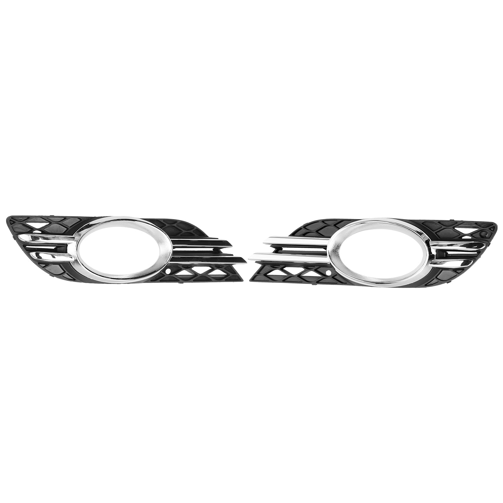 Ensemble de garnitures chromées pour grille de phare antibrouillard avant pour Mercedes-Benz CLASSE E W211 07-09
