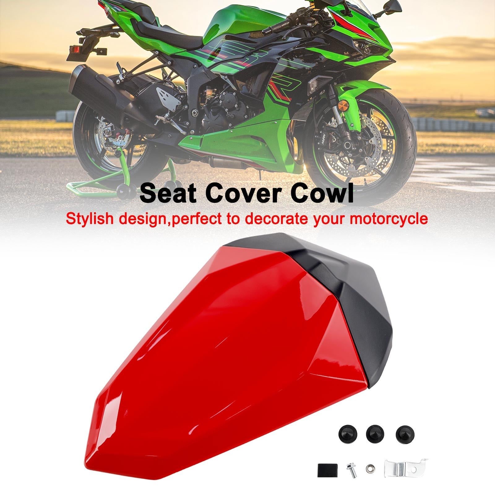 Zadnji sedlo karalni pokrov za Kawasaki Ninja 500 EX500R Z500 2024-2025