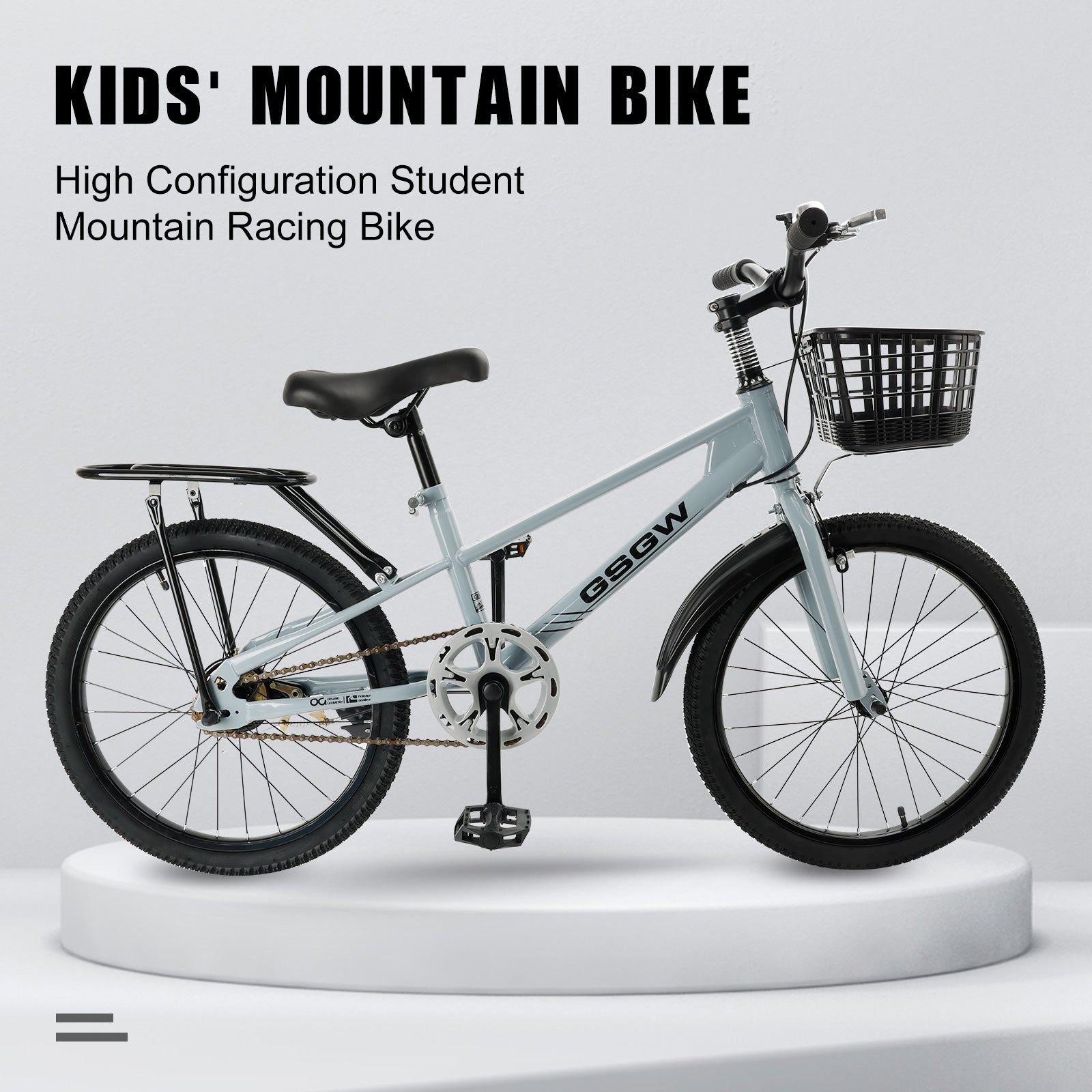 20 tuuman lapsipyörä tyttö/poikakori (8-12-vuotias)