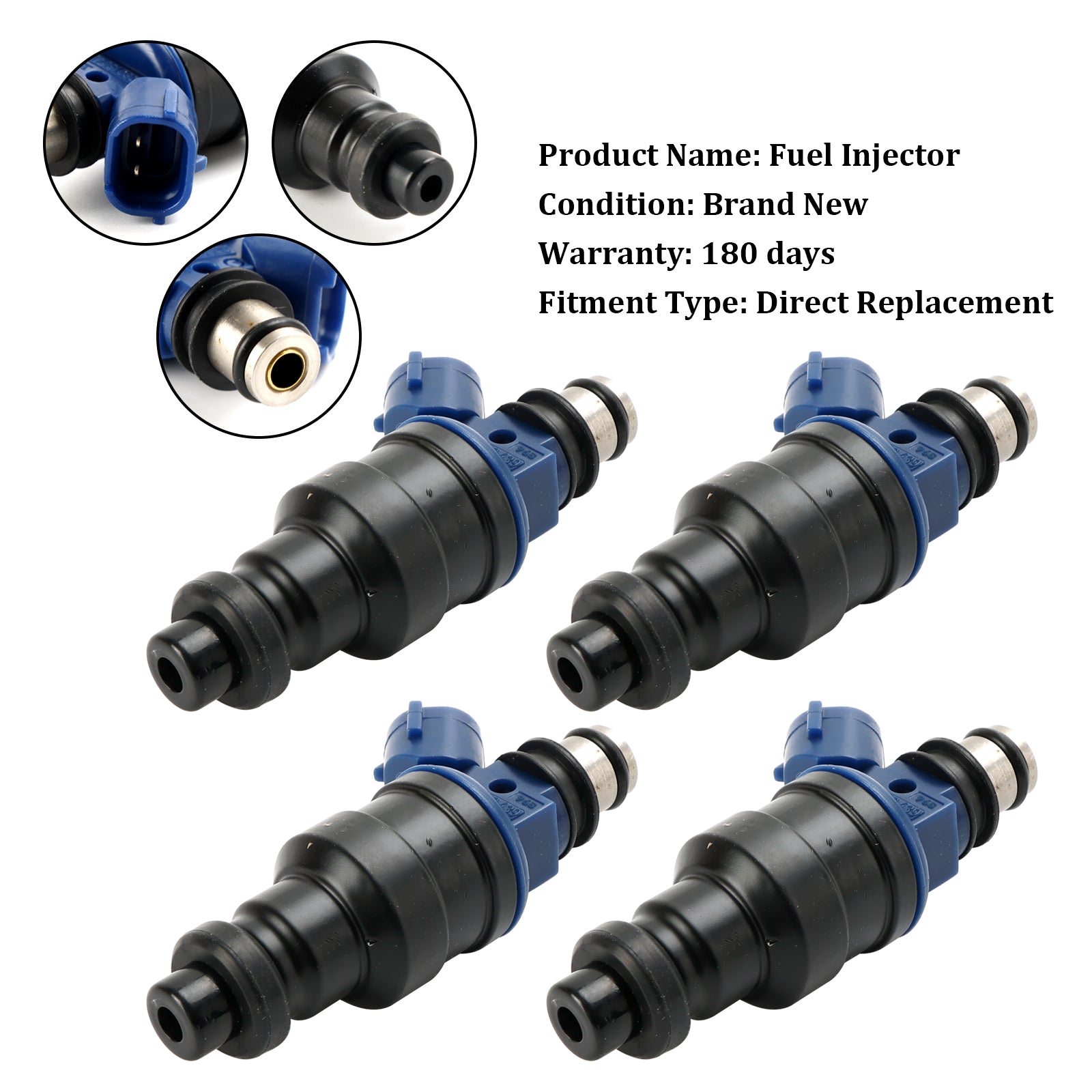 4 szt. Wtryskiwacz paliwa 23250-02030 dla Toyota Carina 1992-1997 23209-02030