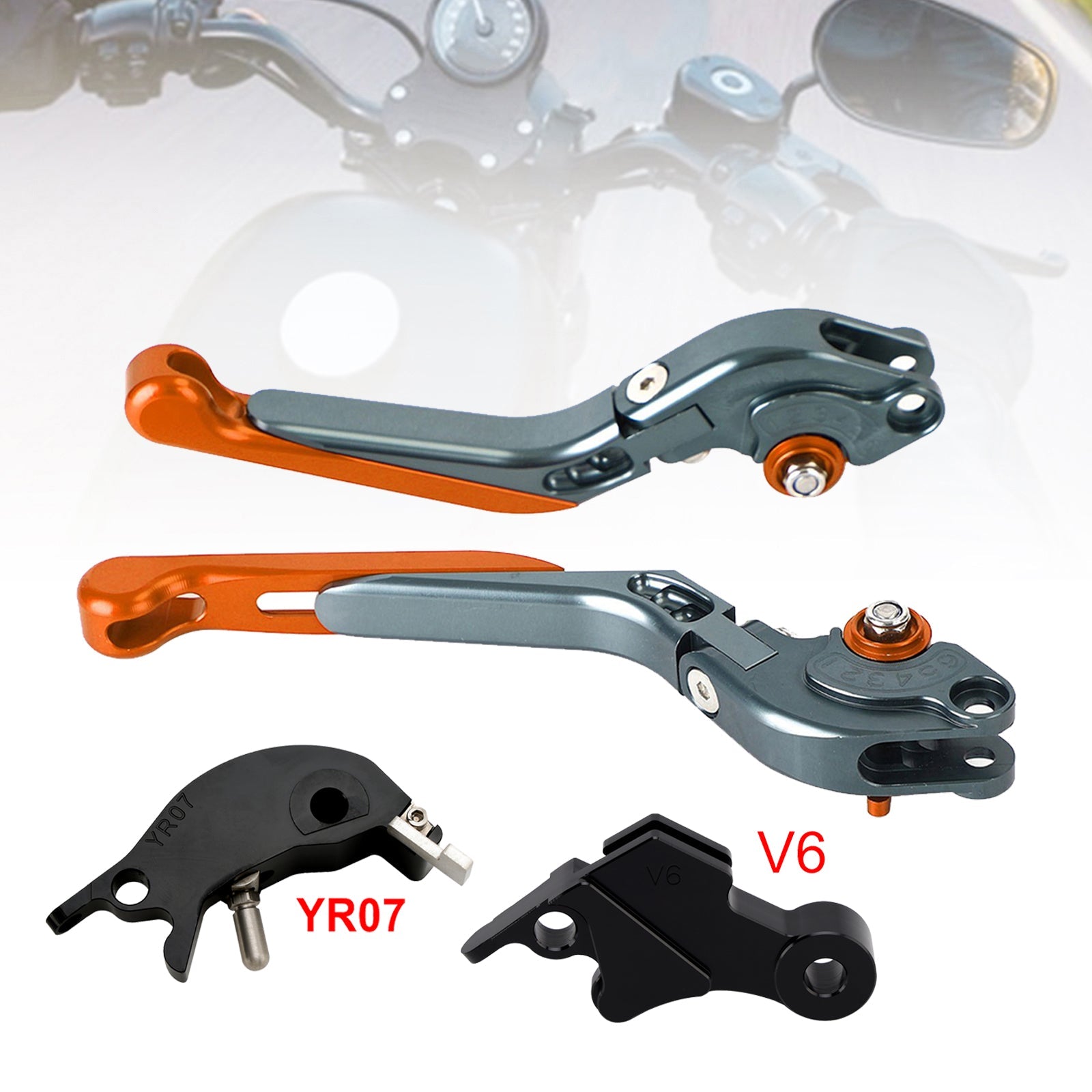 Levier de frein et d'embrayage réglable compatible avec YAMAHA XSR900 XSR900GP MT-09 2024-2025