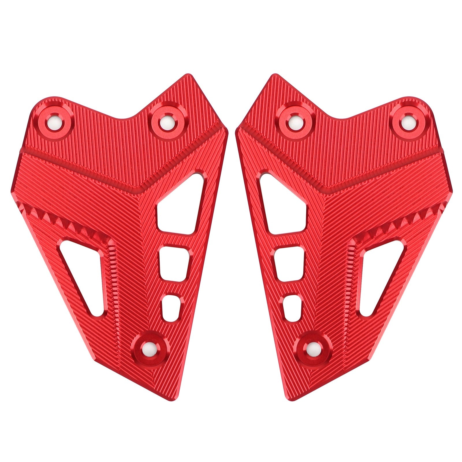 Pour les repose-pieds talons et plaques rouges pour moto Kawasaki Z900 2017 2018 2019 2020 2021 2022