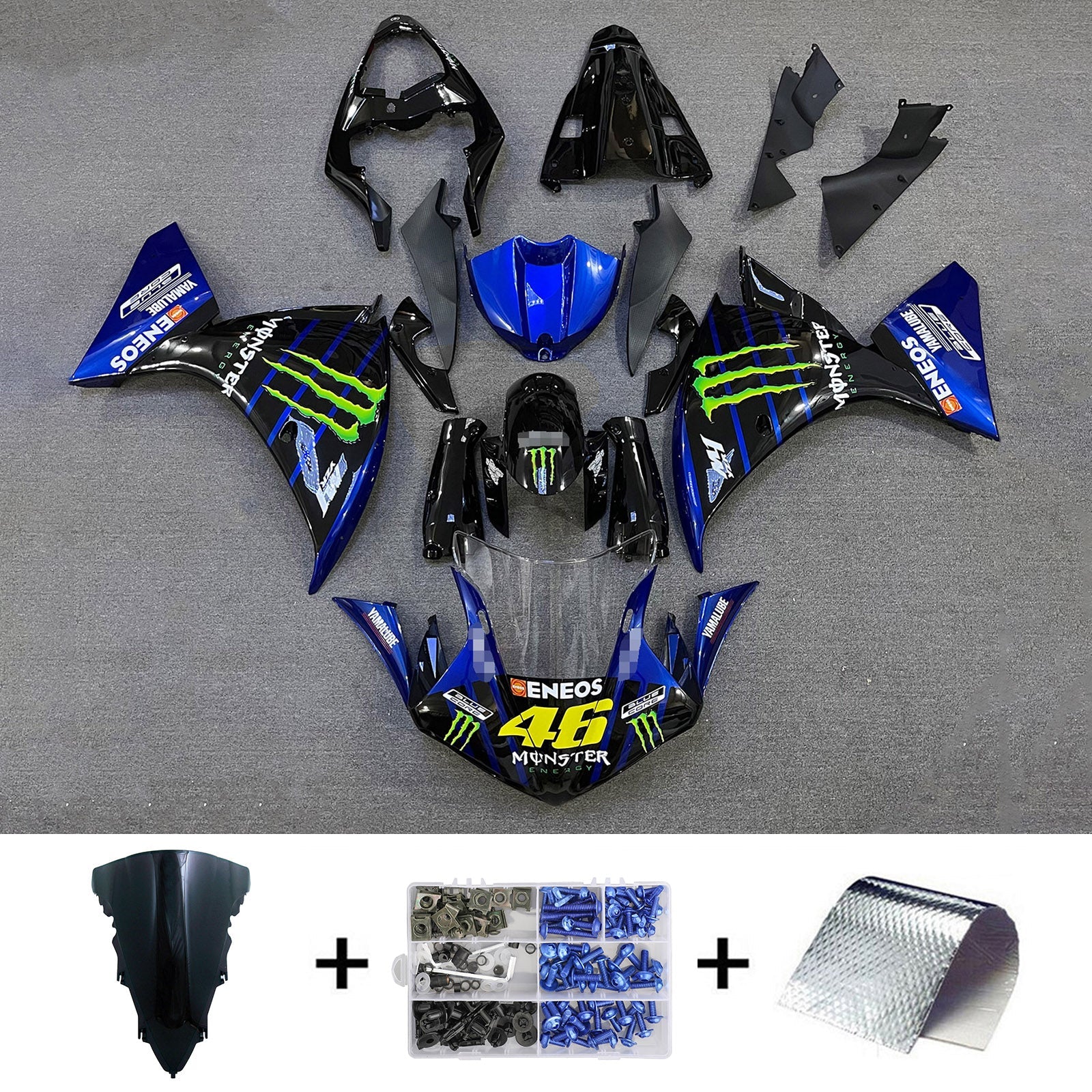 Yamaha YZF-R1 2012-2014 komplet za vbrizgavanje, plastična karoserija ABS