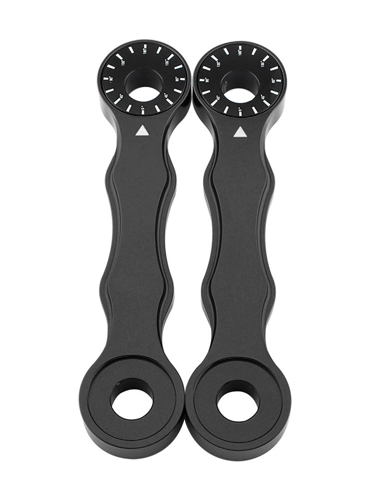 Kit di collegamento abbassamento regolabile per Suzuki DRZ400/E/S/SM 00-17 RM125/200 96-00 Nero
