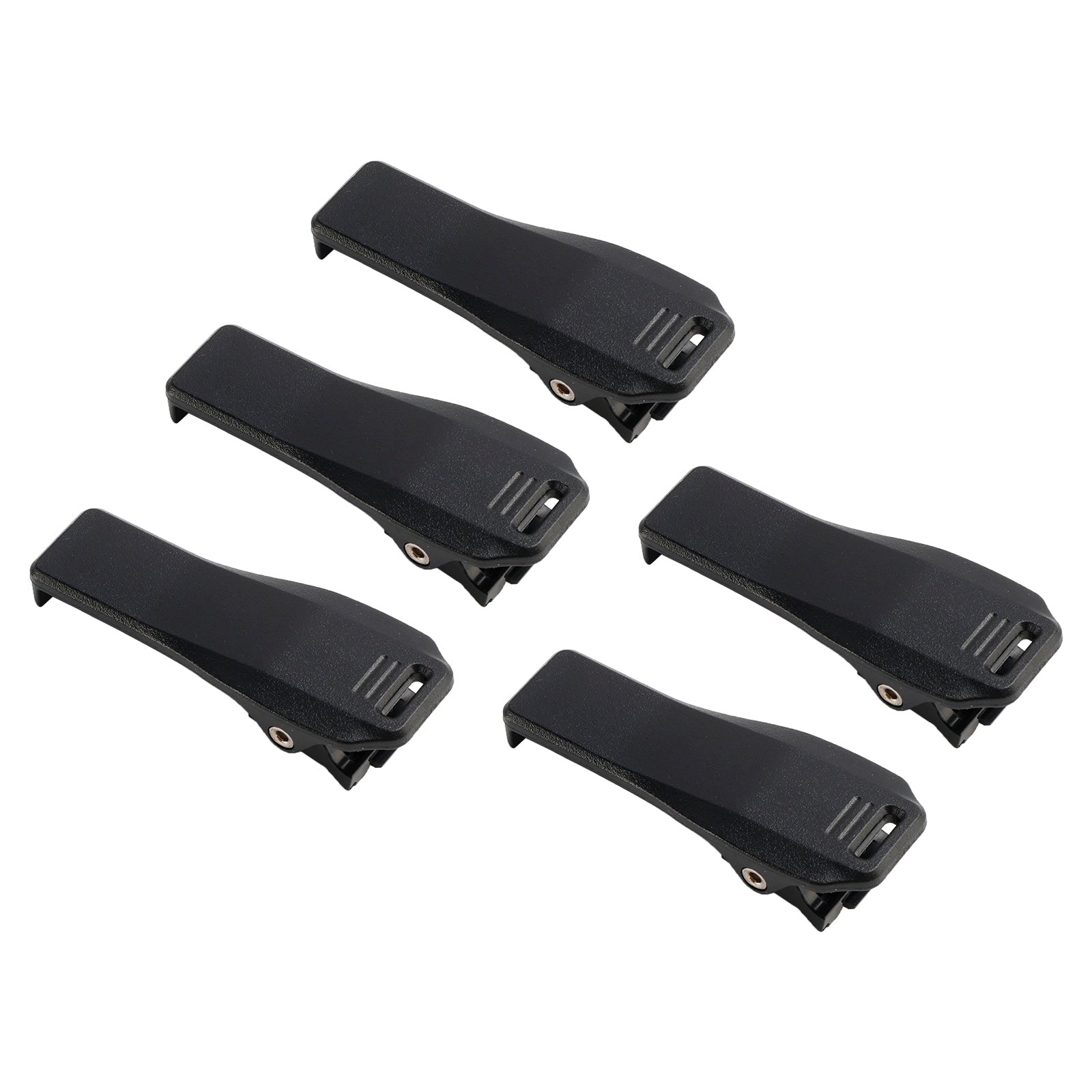 Lot de 5 talkies-walkies radio communicateurs BP272 clip ceinture pour ICOM BP-272 clip arrière
