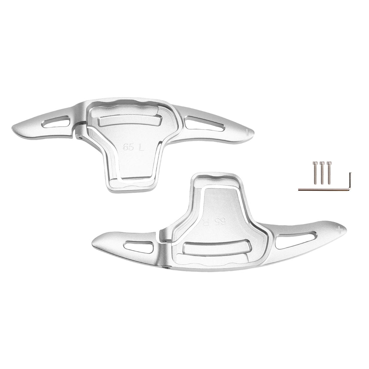 Paddle al volante per Kia K5 2016-2019, alluminio argento