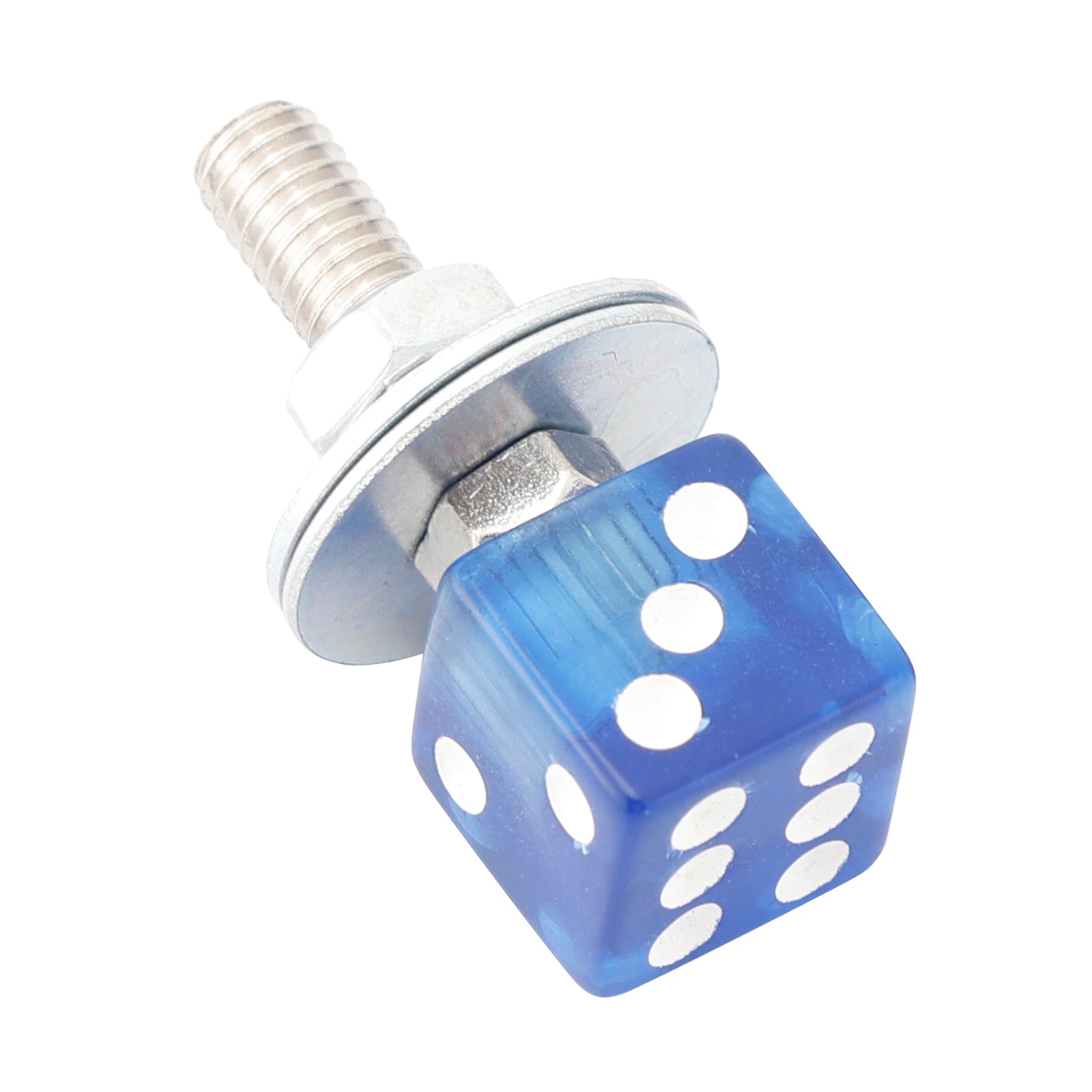 Vita a testa di plastica M6 personalizzata per telaio della targa, bulloni, hardware blu, x4