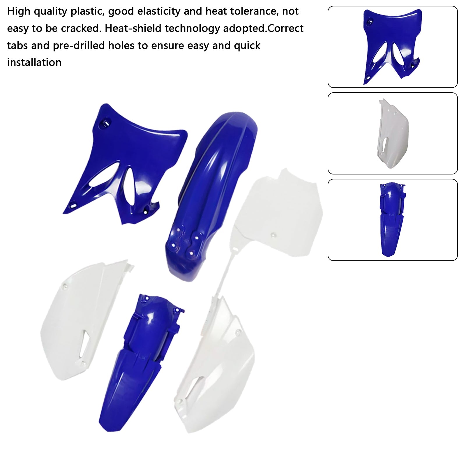 Kit de carénage de garde-boue en plastique pour Yamaha YZ85 2002-2014