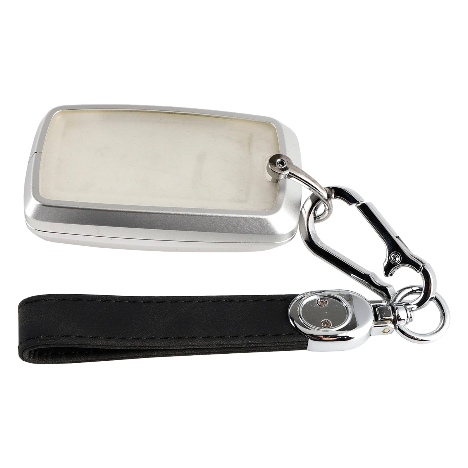 Zwarte aluminium romp&Zacht TPU aluminium voor Land Rover autosleutel