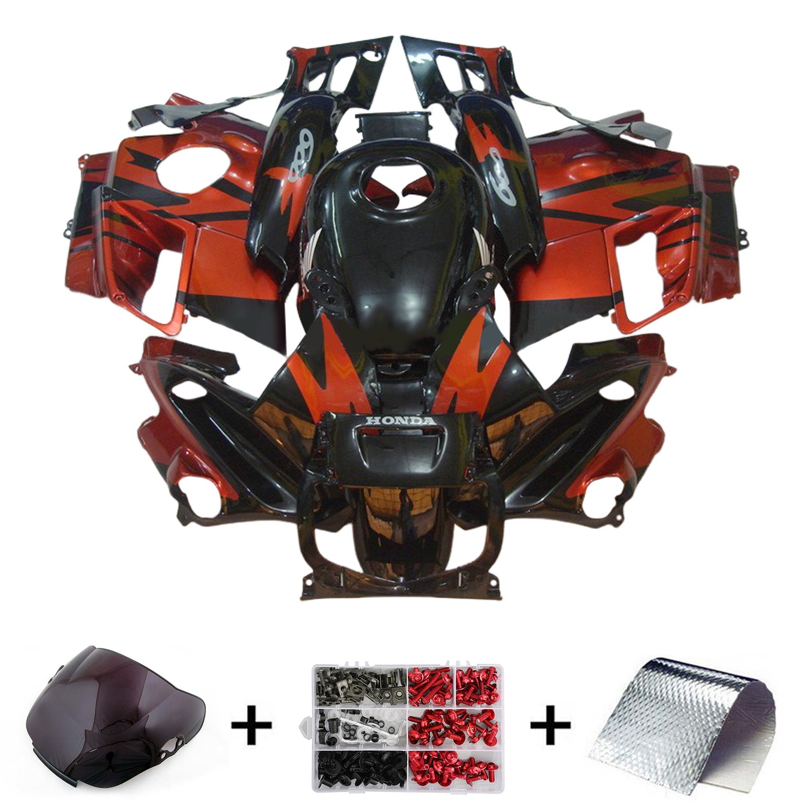 1991-1994 Honda CBR600 F2 Vbrizgavalni komplet iz plastičnega vogala