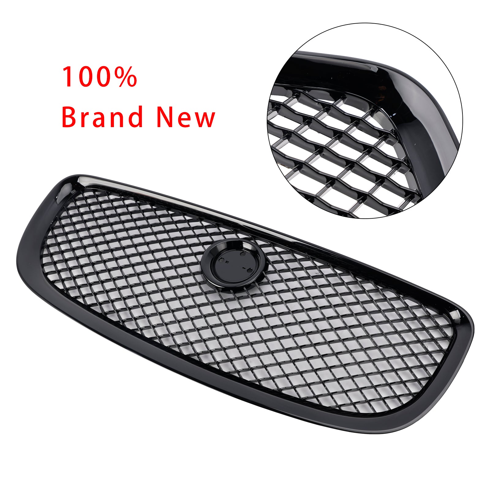 Grille de pare-chocs avant noire brillante Jaguar XJ 2010-2015