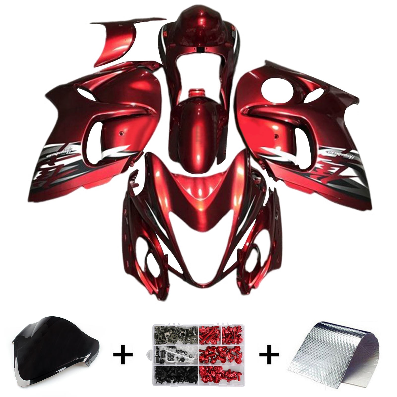 Kit carena iniezione Suzuki Hayabusa GSX1300R 2008-2020 Carrozzeria in plastica ABS