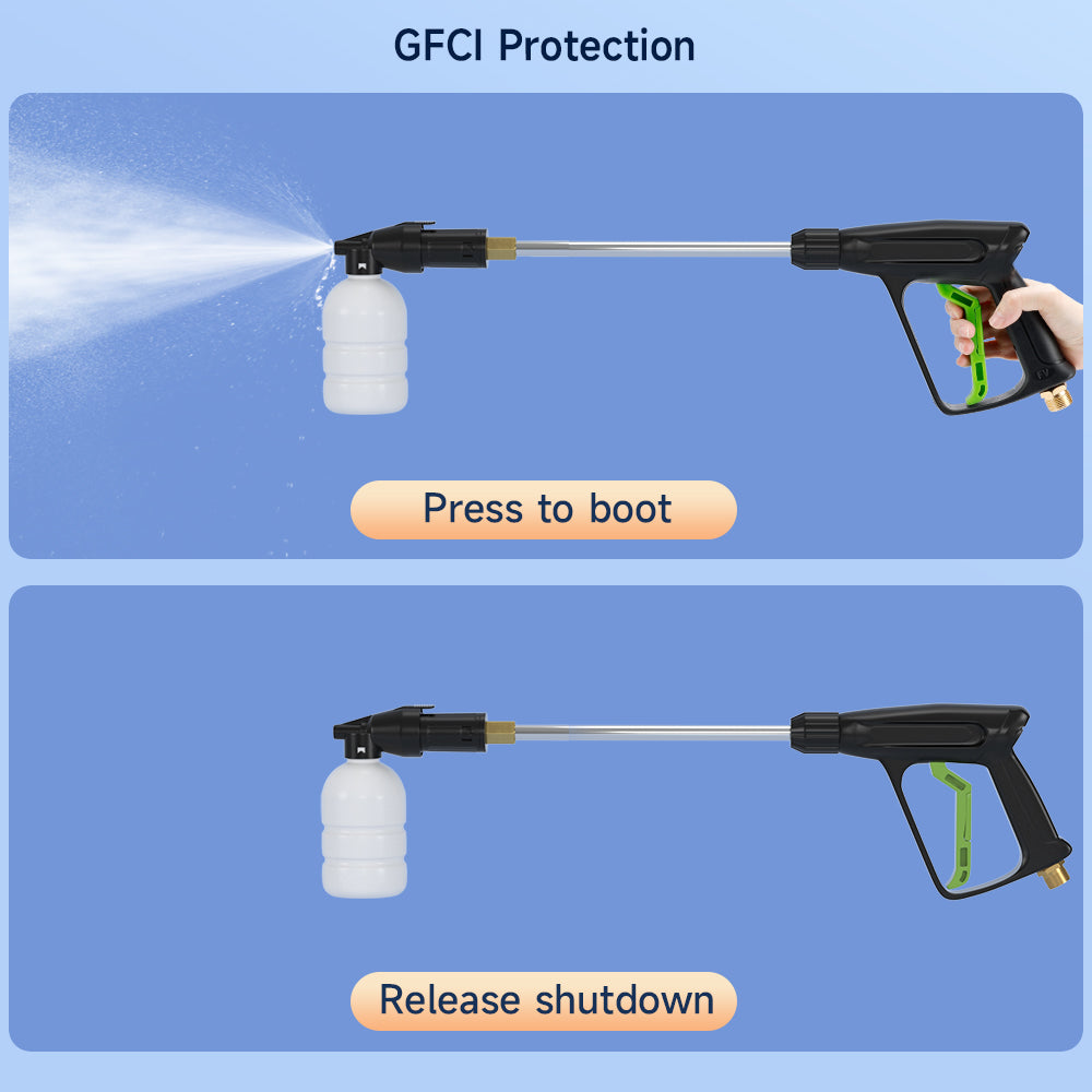Przenośna elektryczna myjka ciśnieniowa 1400 W 3200 PSI Max 1,8 GPM Myjka ciśnieniowa