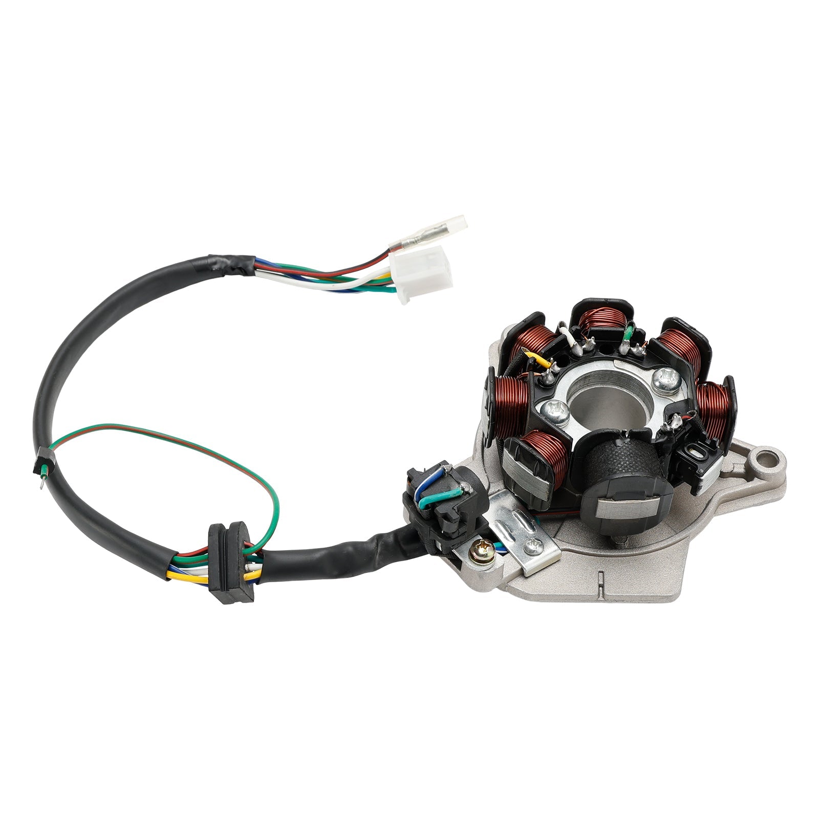 MAGNETO STATOR 6 DRAAD 7 1/2 POLEN VOOR HONDA XLR125 KICK 97-2000 CG125 1991-1998