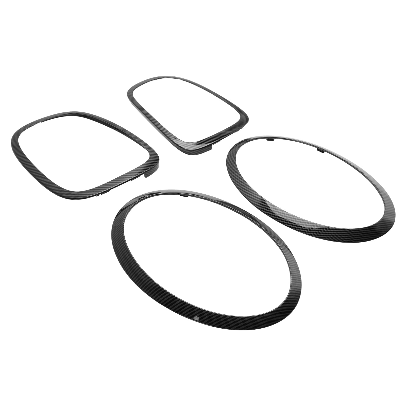 4 Uds. Anillo embellecedor de faro trasero para MINI F55 F56 F57