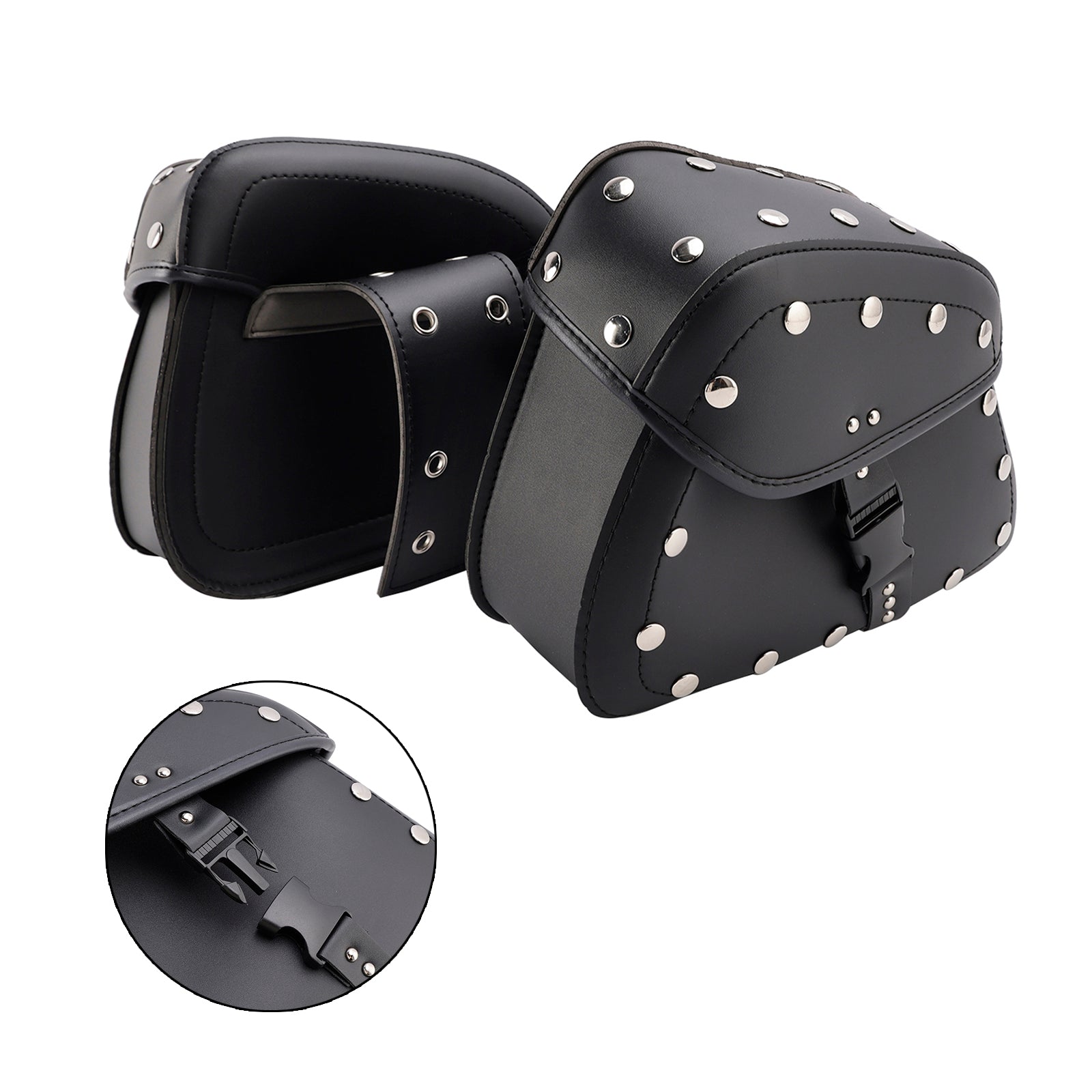 Bolso lateral universal PU 22 L para motocicleta