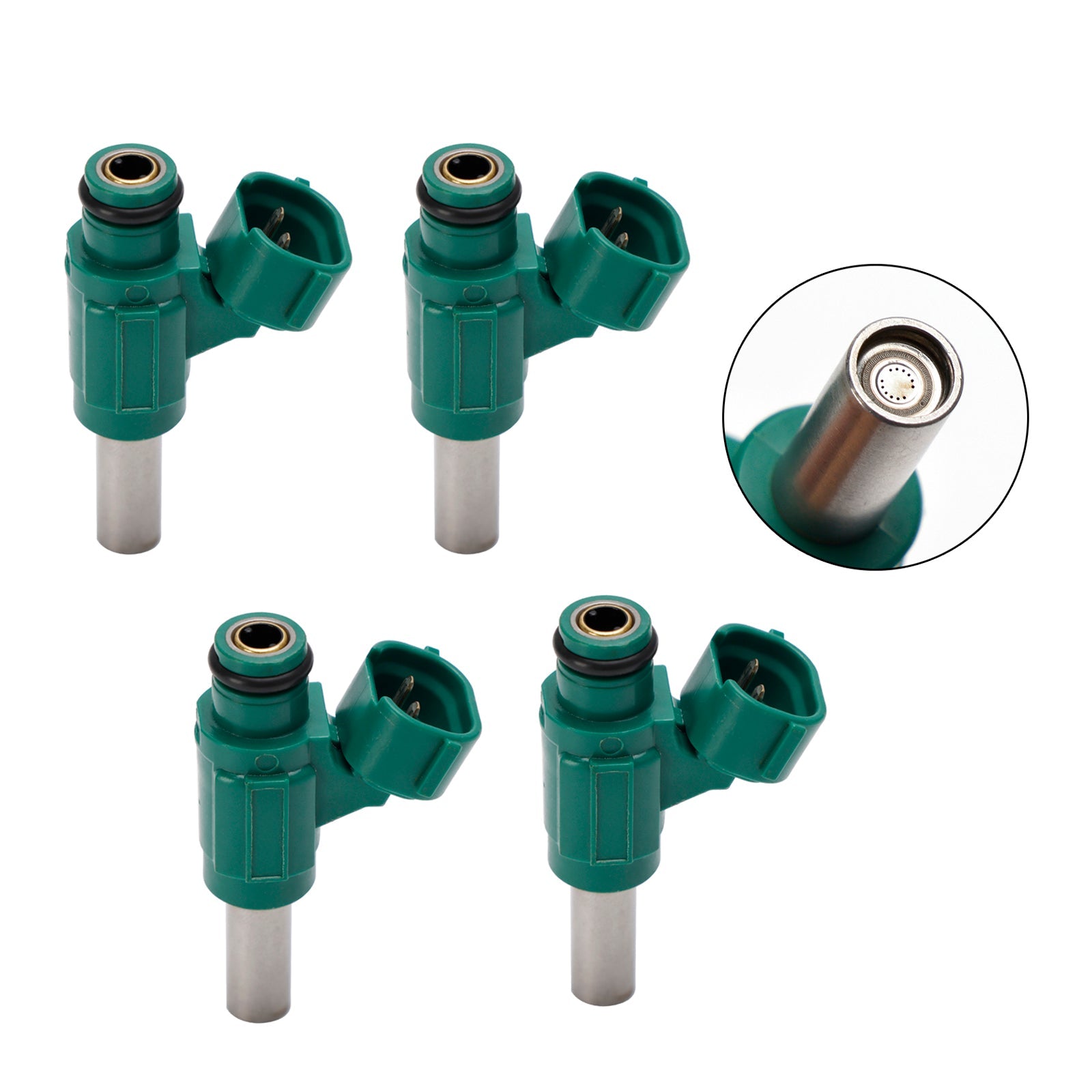 EAT803 Iniettore di carburante a 4 pezzi, compatibile con Kawasaki Ninja ZX10R ZX1000 2011-2017 (riferimento 49033-0027)
