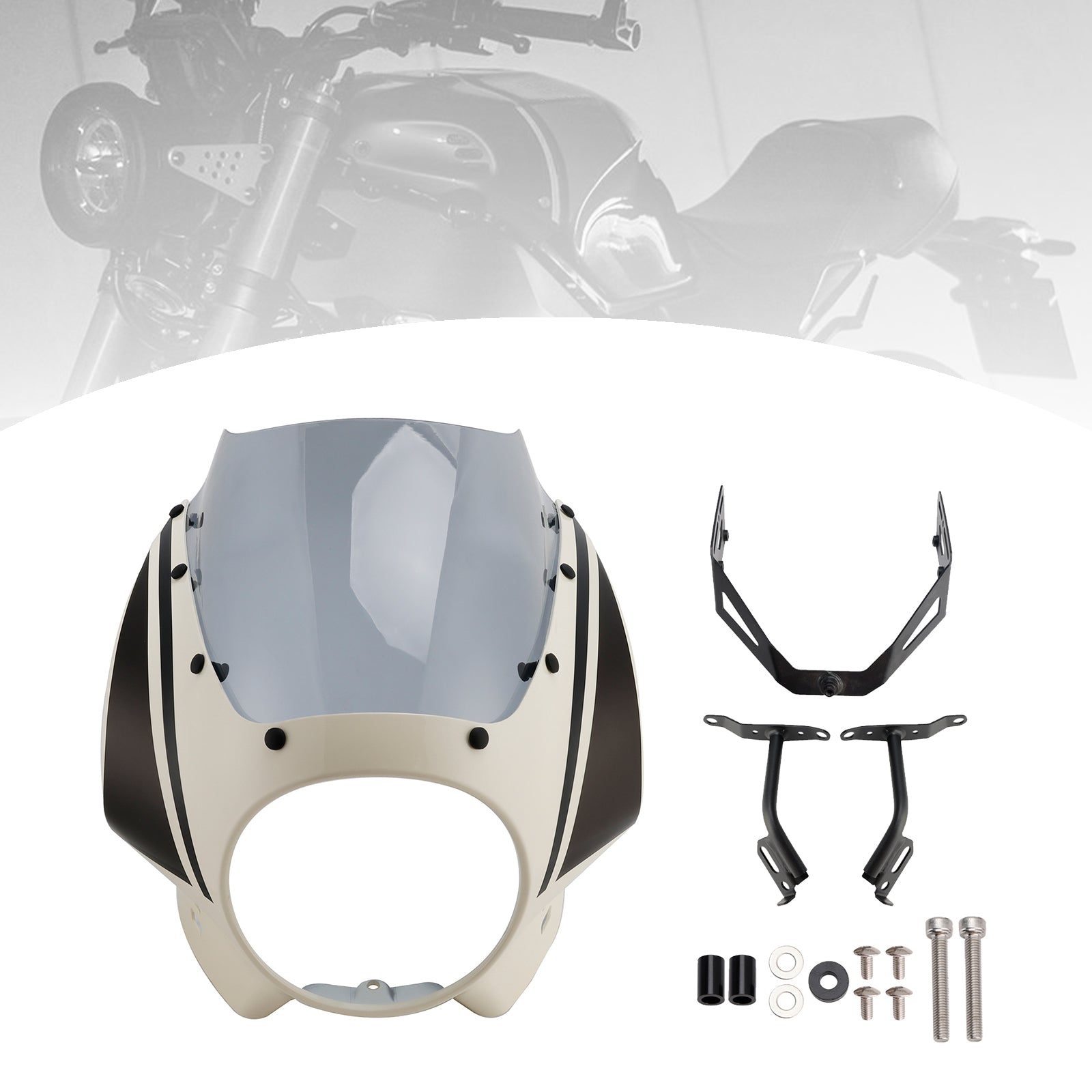 Parabrisas y carenado de faro para Yamaha XSR900 (2022-2025)