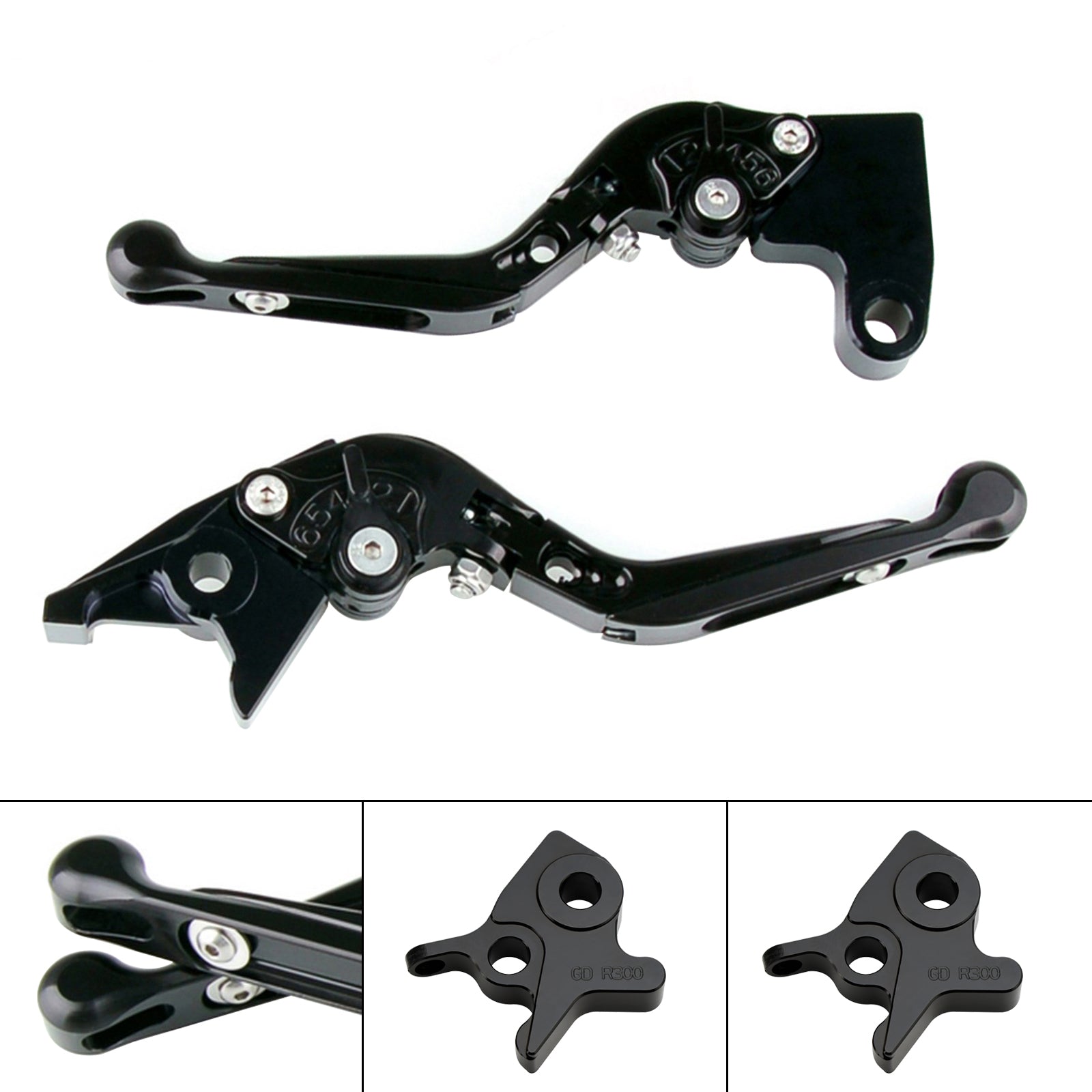 Palanca de freno y embrague ajustable para Kymco AK550 2017-2022