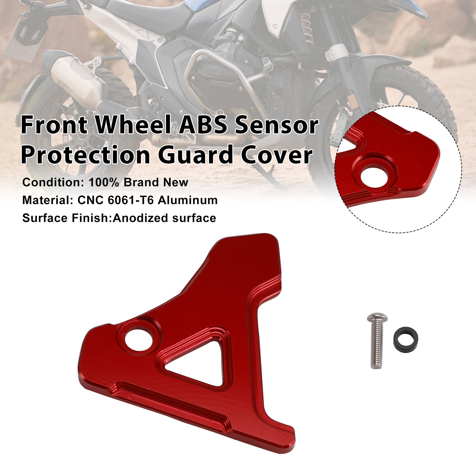 Protection du capteur ABS de roue avant pour BMW R1300GS / ADV 2023-2025