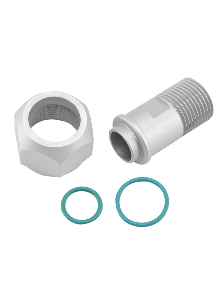 Adaptateur de climatisation, raccord femelle n° 12 (3/4) vers tuyau d'accumulateur de déshydrateur mâle n° 10 (5/8)