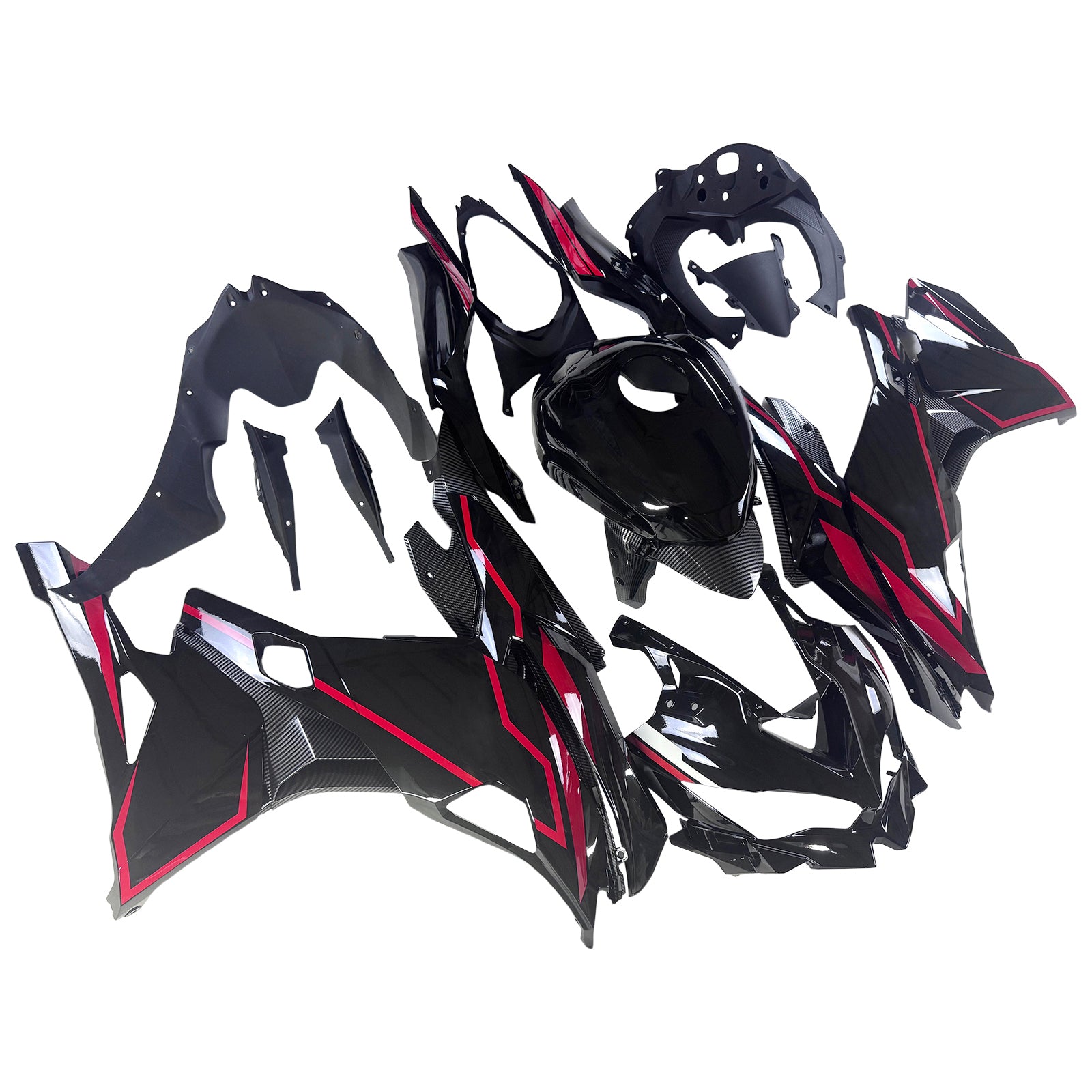 Kit de carénage injecté pour Kawasaki Ninja ZX-25R ZX-4R ZX-4RR 2019-2026
