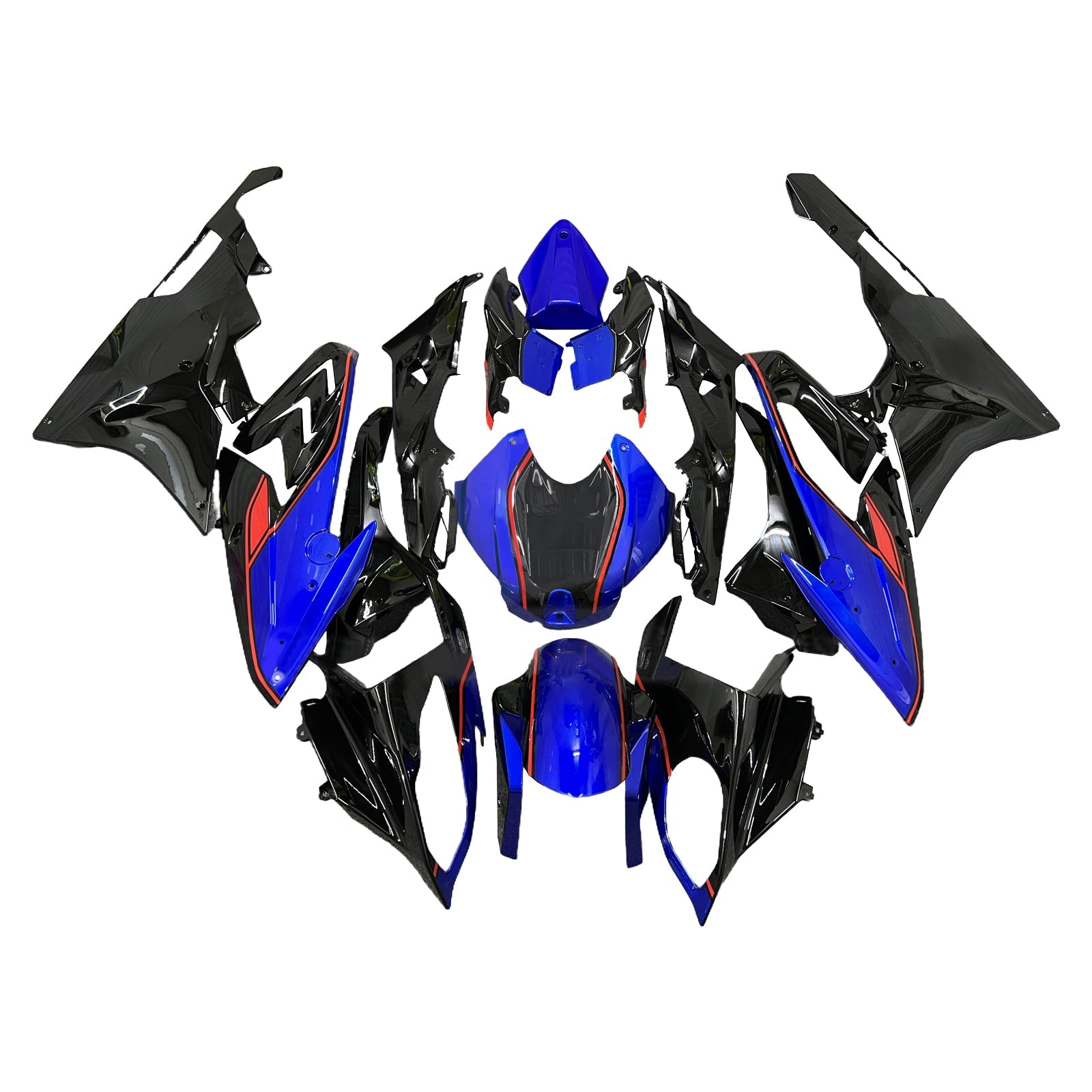 Kit de carénage d'injection pour BMW S1000RR 2017-2018 Carrosserie Plastique ABS