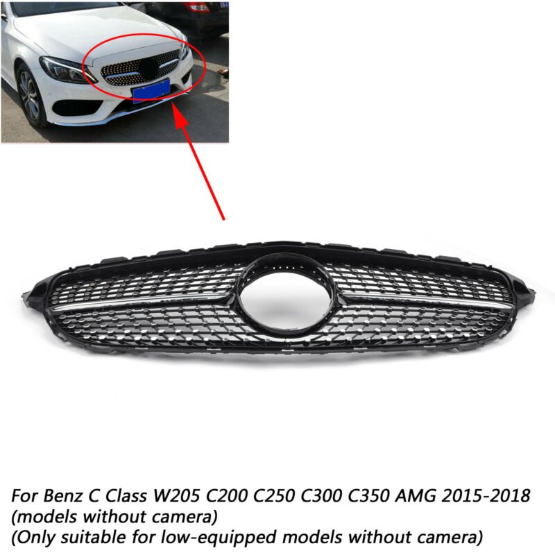 Przednia górna osłona chłodnicy do Mercedesa W205 2015-2018